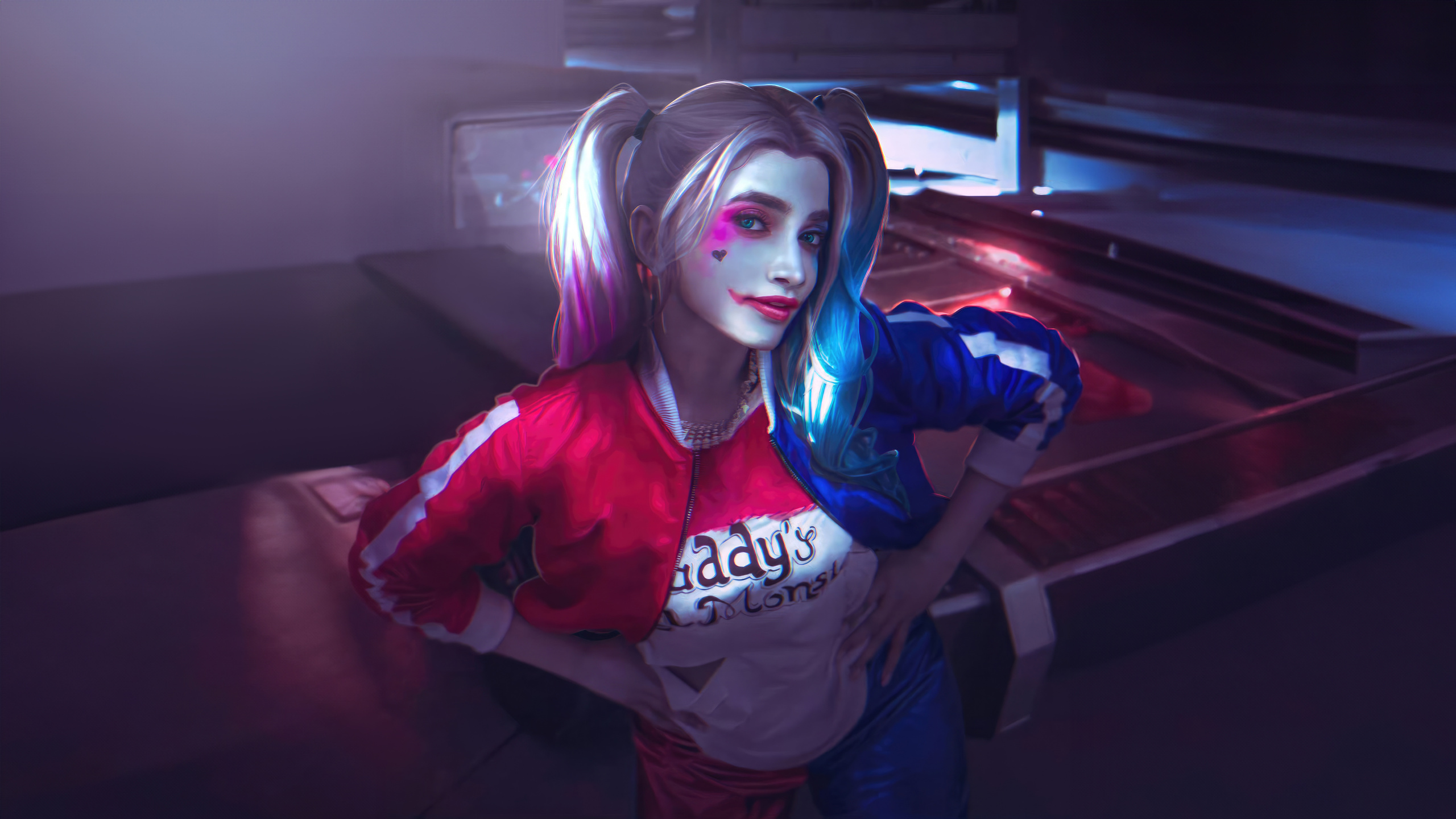 2560x1440 Harley Quinn Vibrant Persona 1440P Resolution ,HD 4k ...