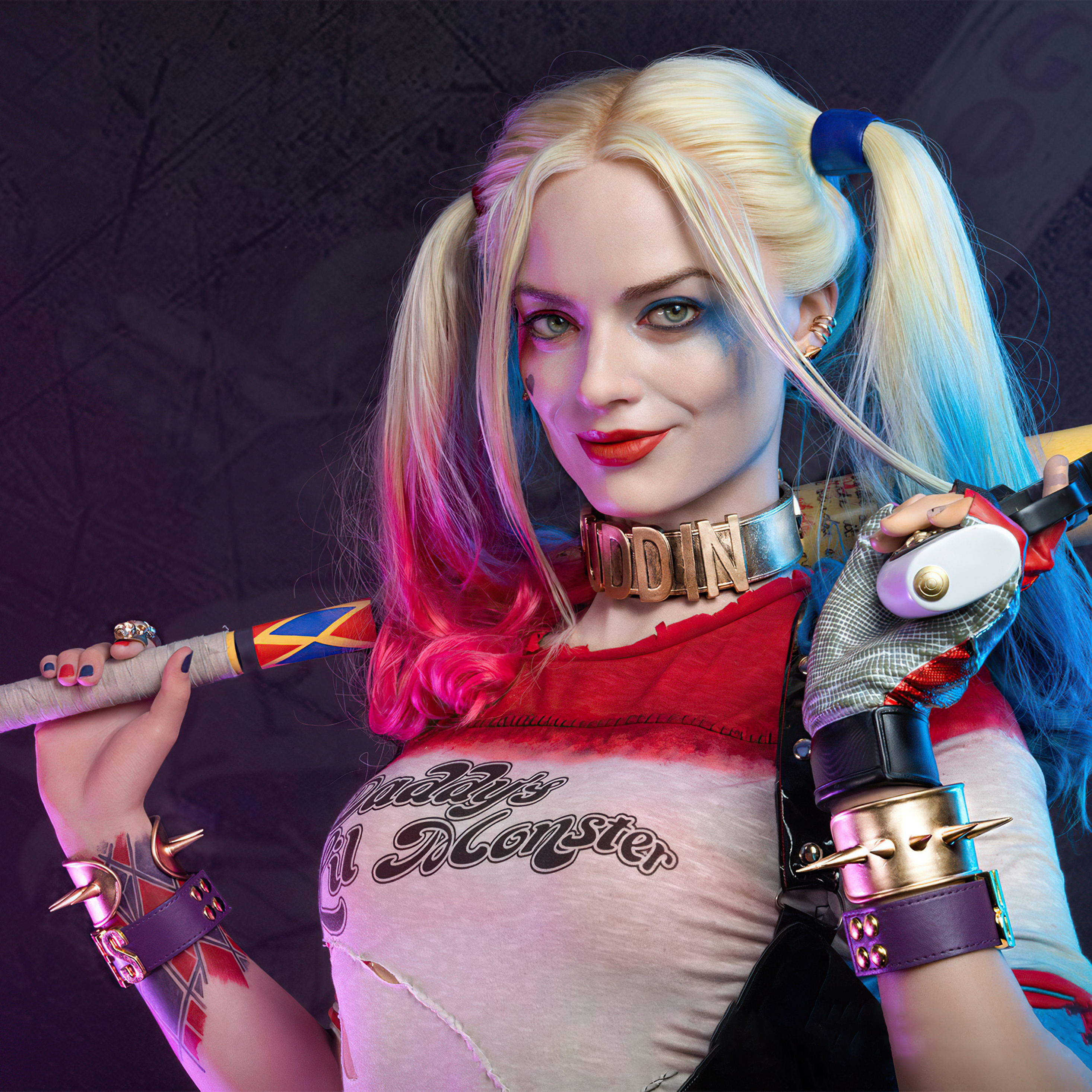 2932x2932 Harley Quinn X Margot Robbie 4k Ipad Pro Retina Display HD 4k  Wallpapers, Images, Backgrounds, Photos and Pictures
