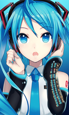 240x400 Hatsune Miku Art 4k Acer E100,Huawei,Galaxy S Duos,LG 8575 ...