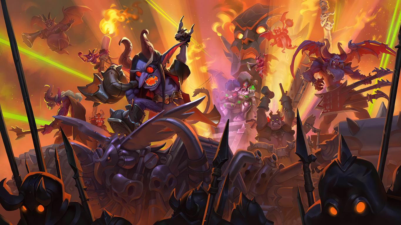 1366x768 Hearthstone Fel Fire Festival 2020 4k Laptop HD ,HD 4k ...