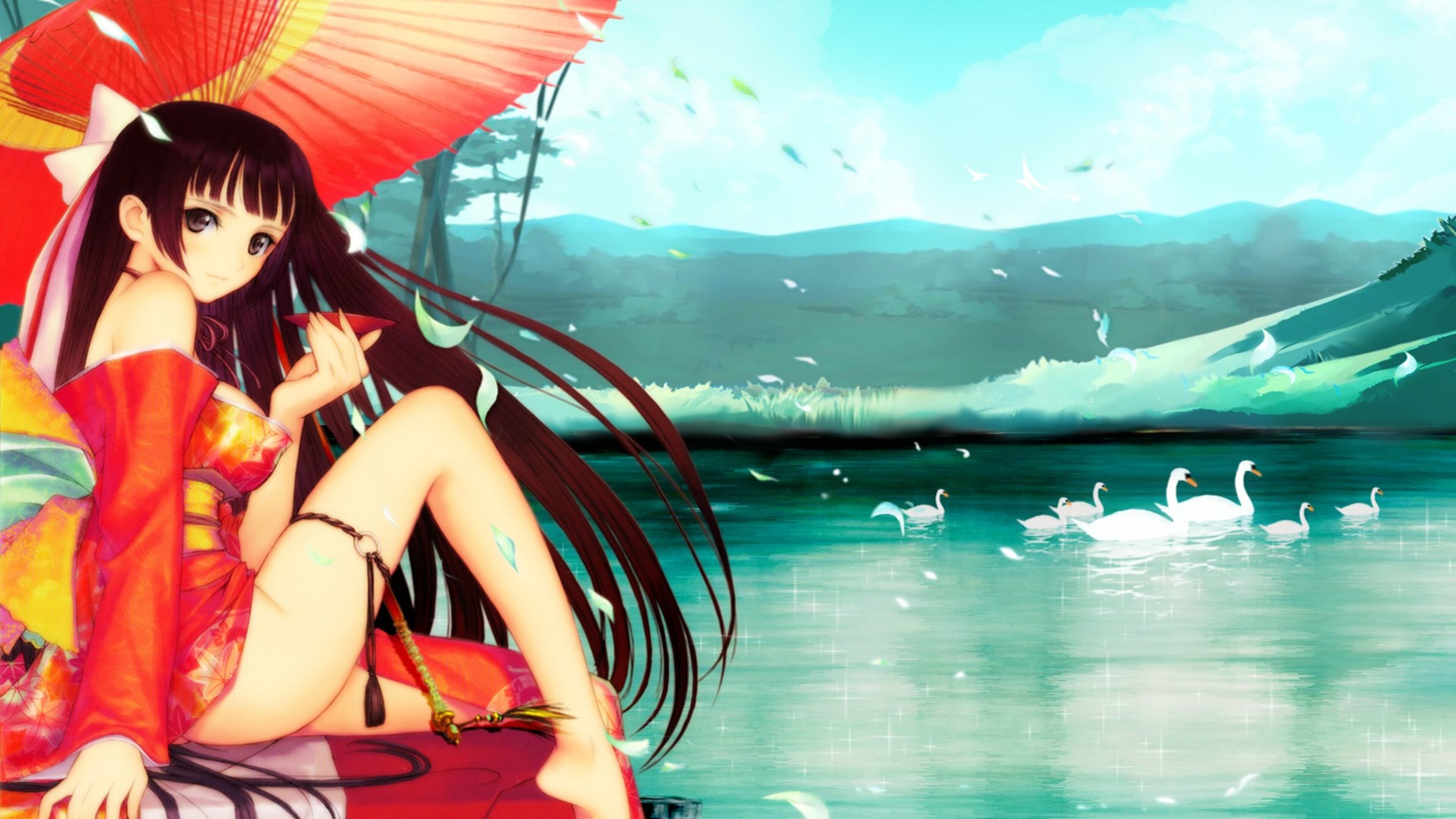 Download 8k Anime Girl And Dragon Wallpaper