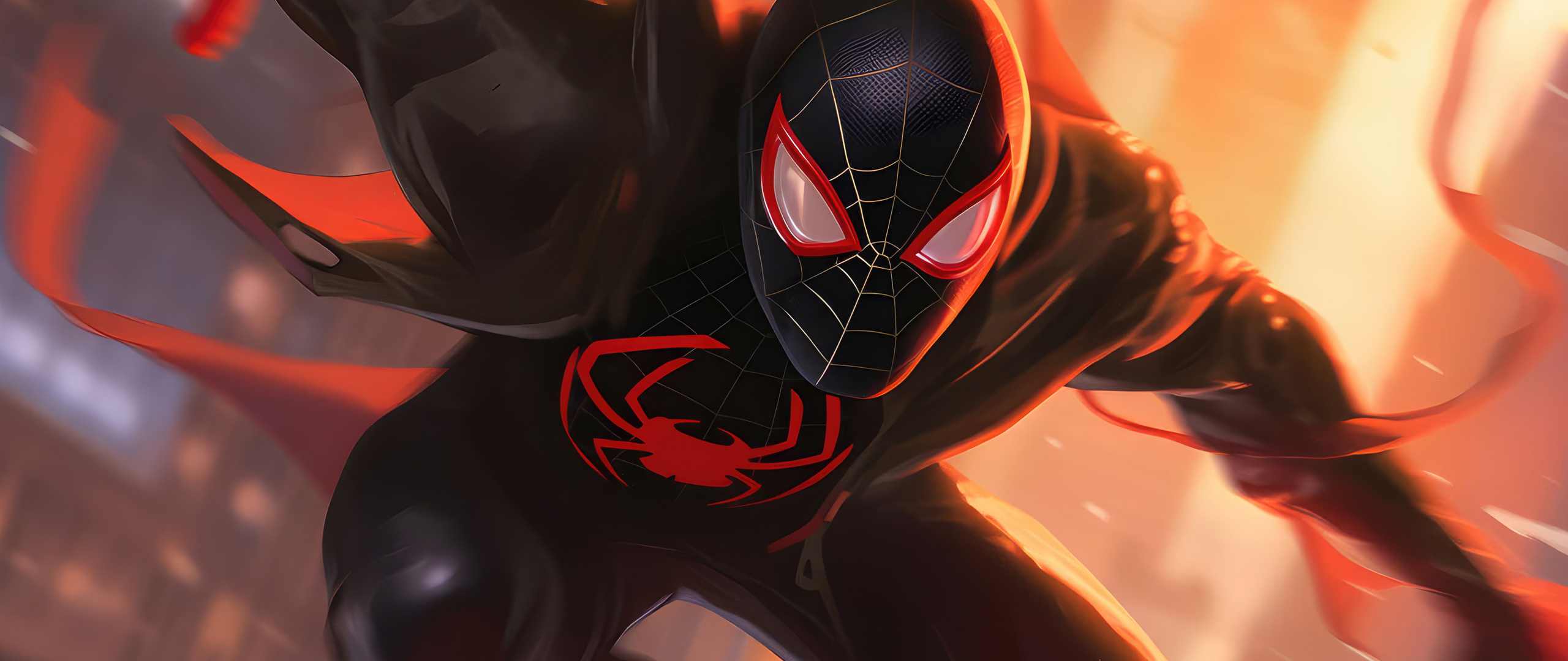 2560x1080 Heroic Miles Morales 4k Wallpaper,2560x1080 Resolution HD 4k ...