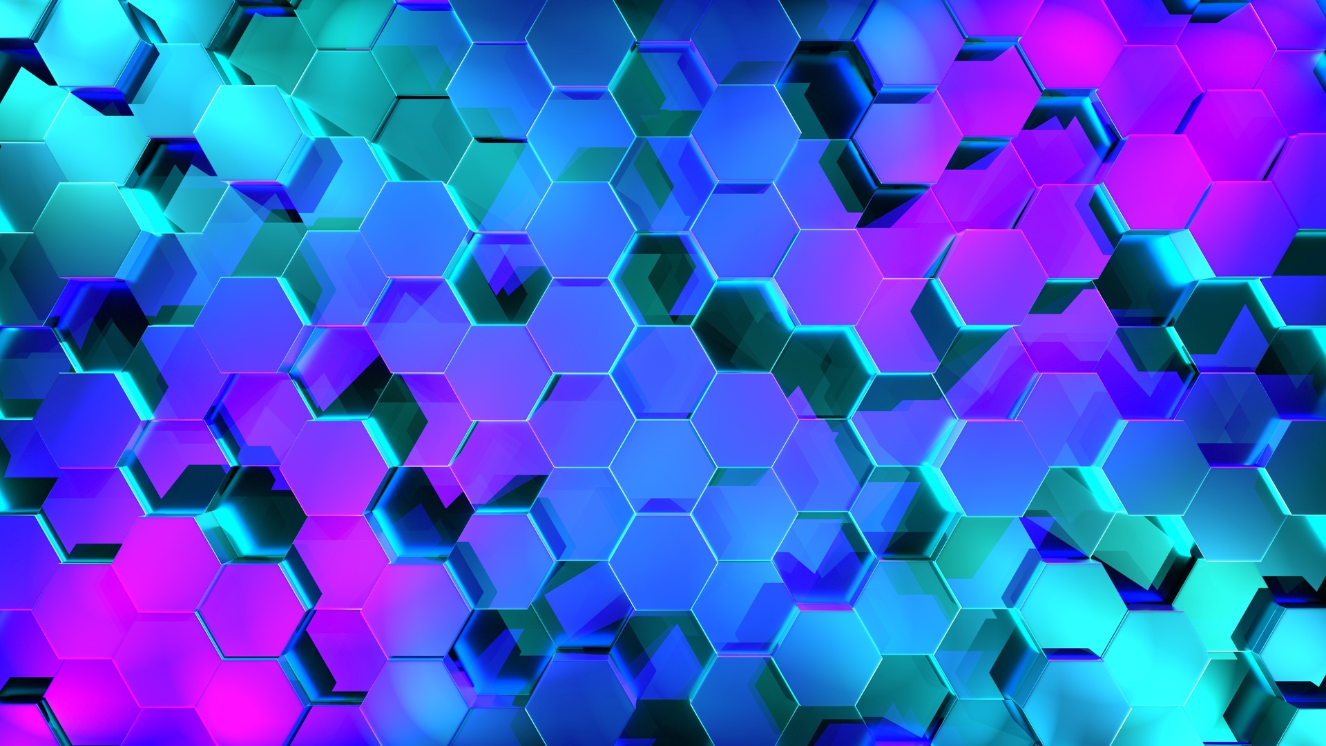 1920x1080 Hexagon 3d Digital Art 4k Laptop Full HD 1080P HD 4k Wallpapers,  Images, Backgrounds, Photos and Pictures