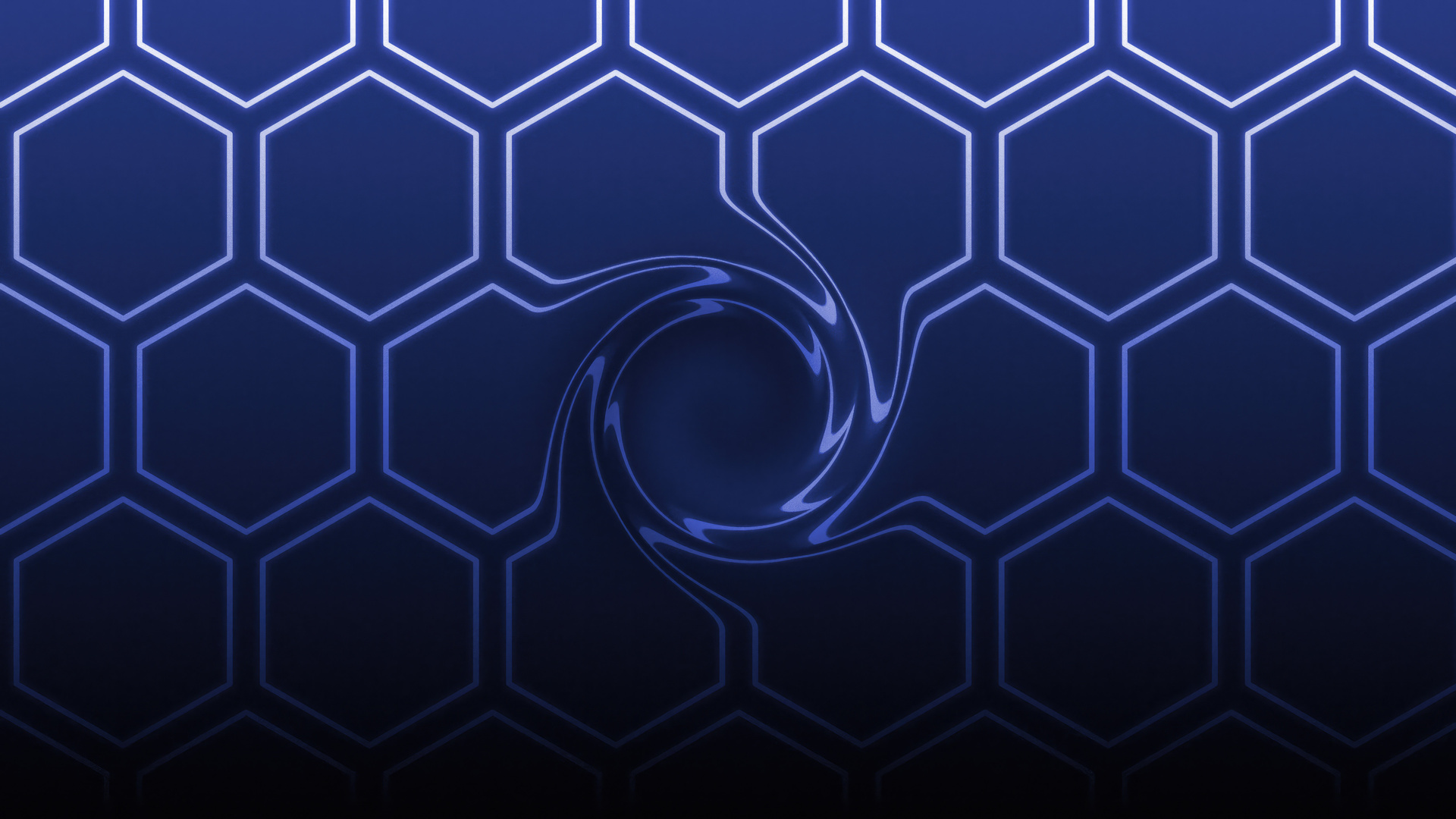 1920x1080 Hexagon Grid Blue Laptop Full HD 1080P ,HD 4k Wallpapers ...