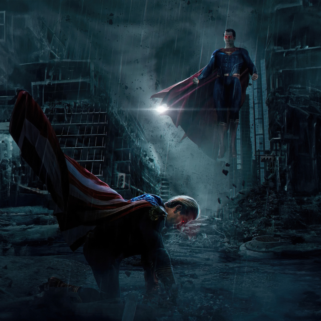 1024x1024 Homelander And Superman Icons Of Two Worlds 1024x1024 ...