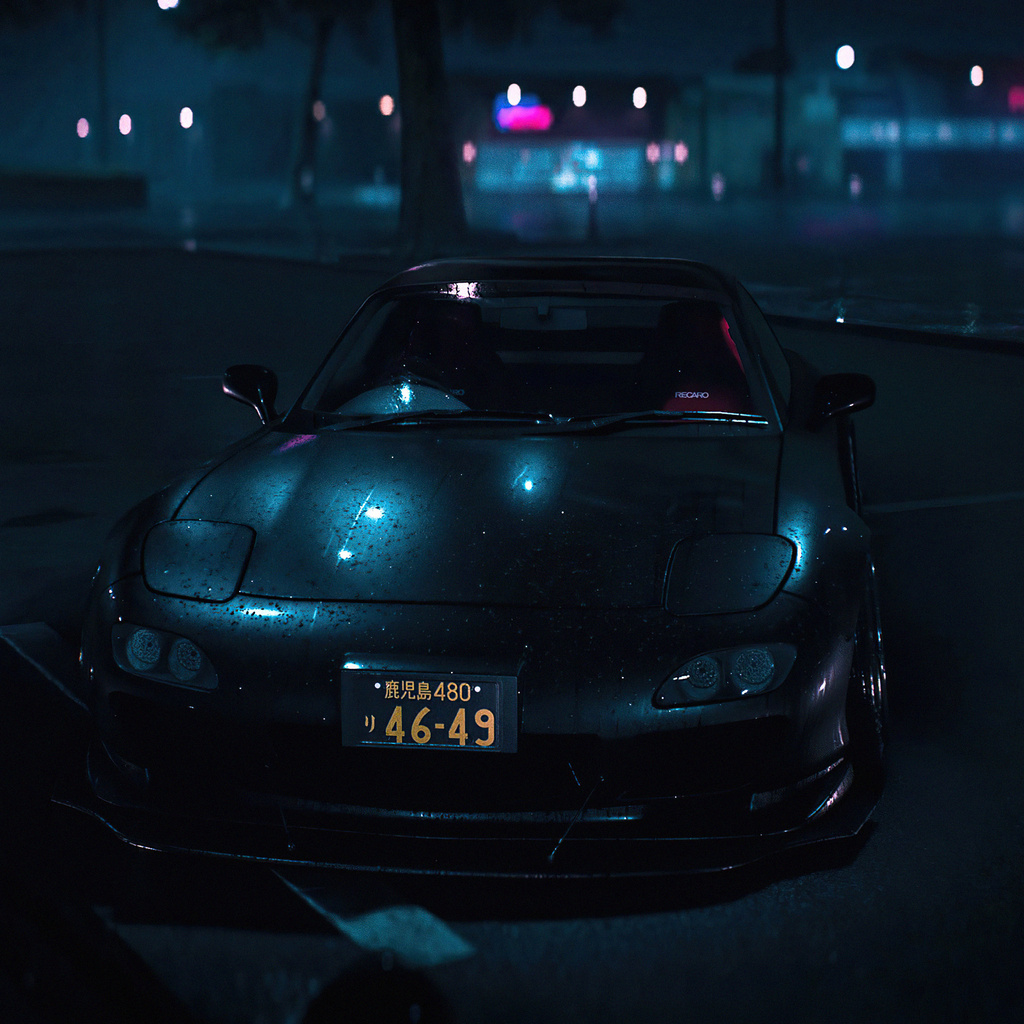 1024x1024 Honda Nsx Need For Speed Raining 1024x1024 Resolution HD 4k ...