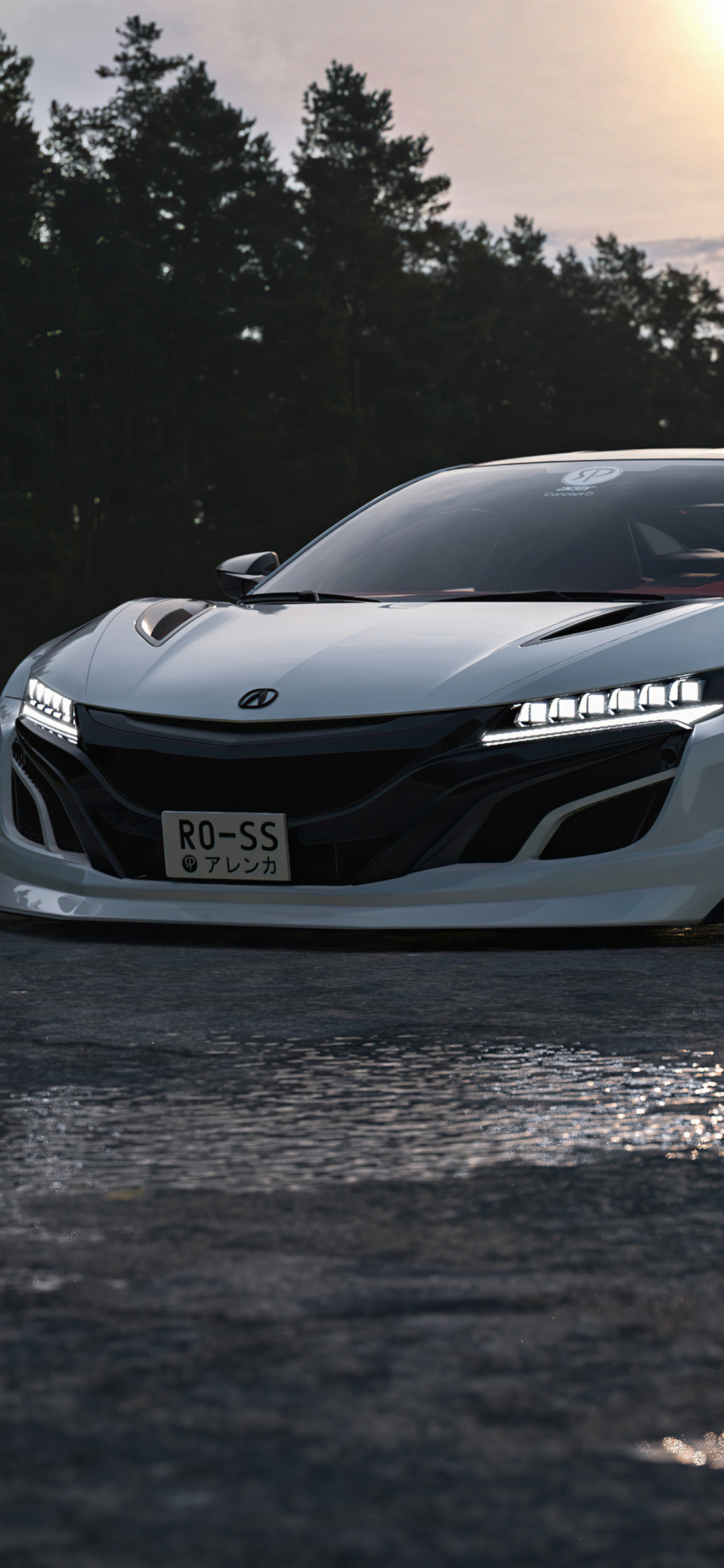 1125x2436 Honda Nsx Widebody Front Look Render 4k Iphone XS,Iphone  10,Iphone X HD 4k Wallpapers, Images, Backgrounds, Photos and Pictures