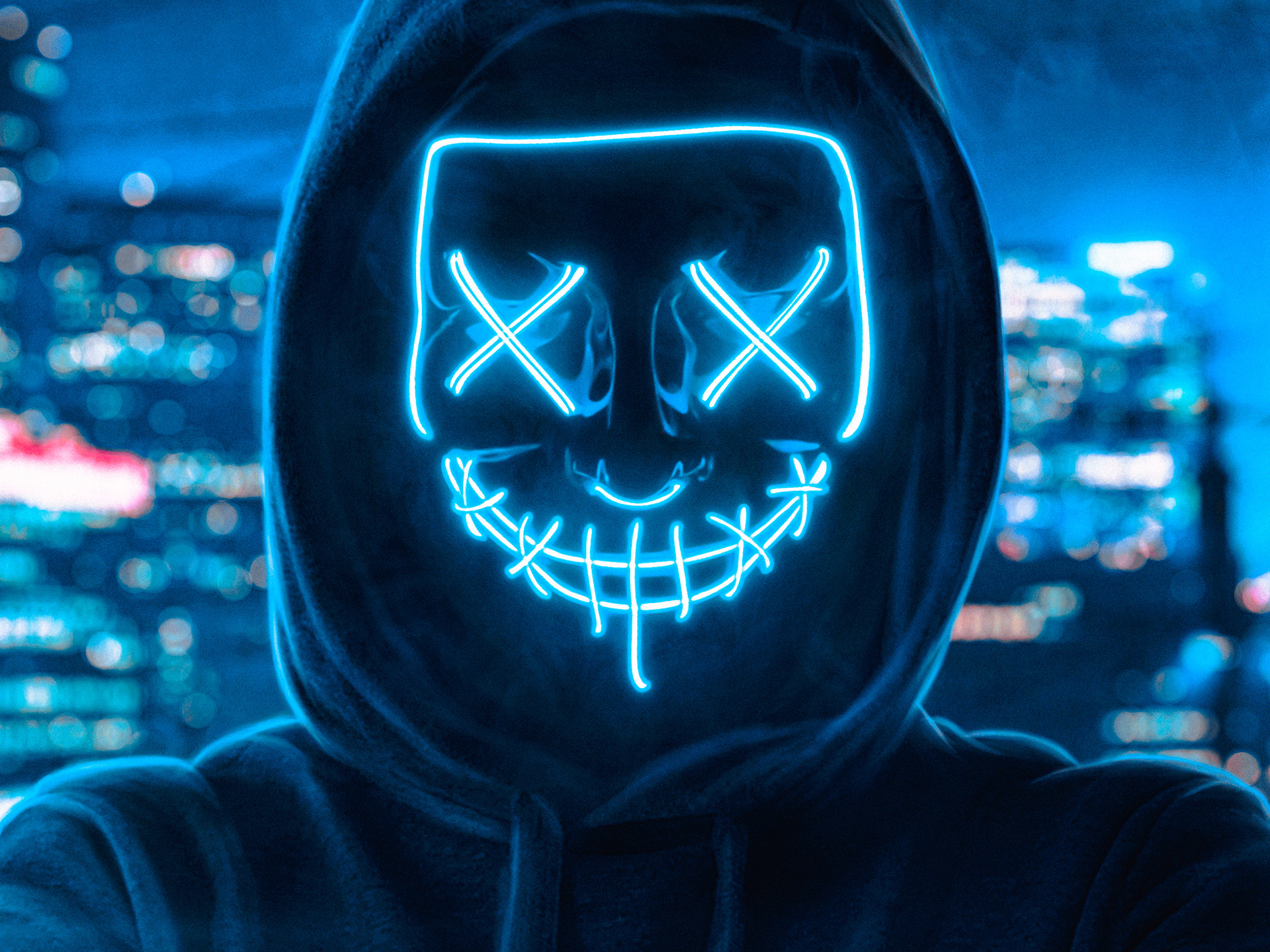 1920x1440 Hoodie Guy Mask Man 1920x1440 Resolution HD 4k Wallpapers ...