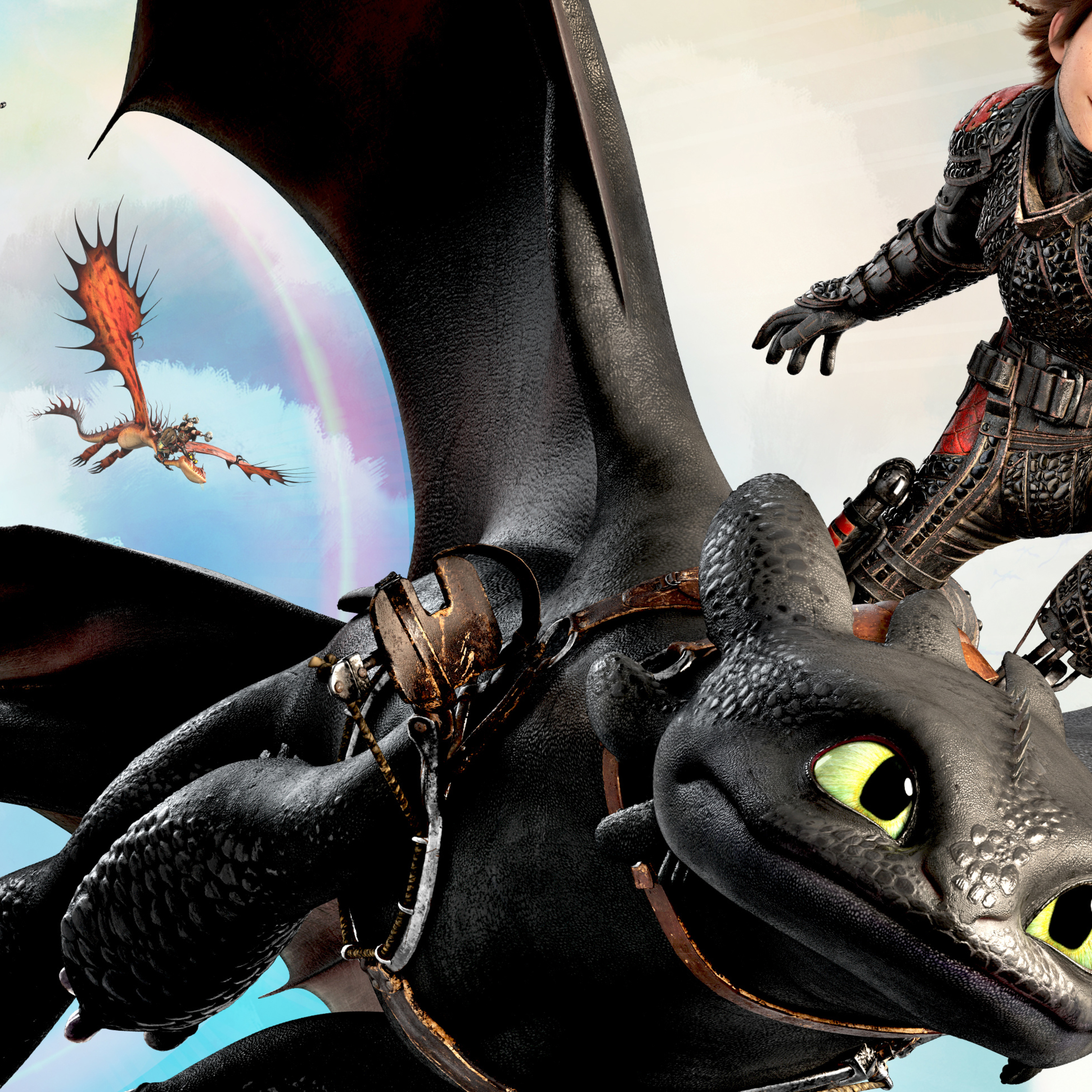 How To Train Your Dragon Into The Hidden World 4k In 2932x2932 Resolution. ...