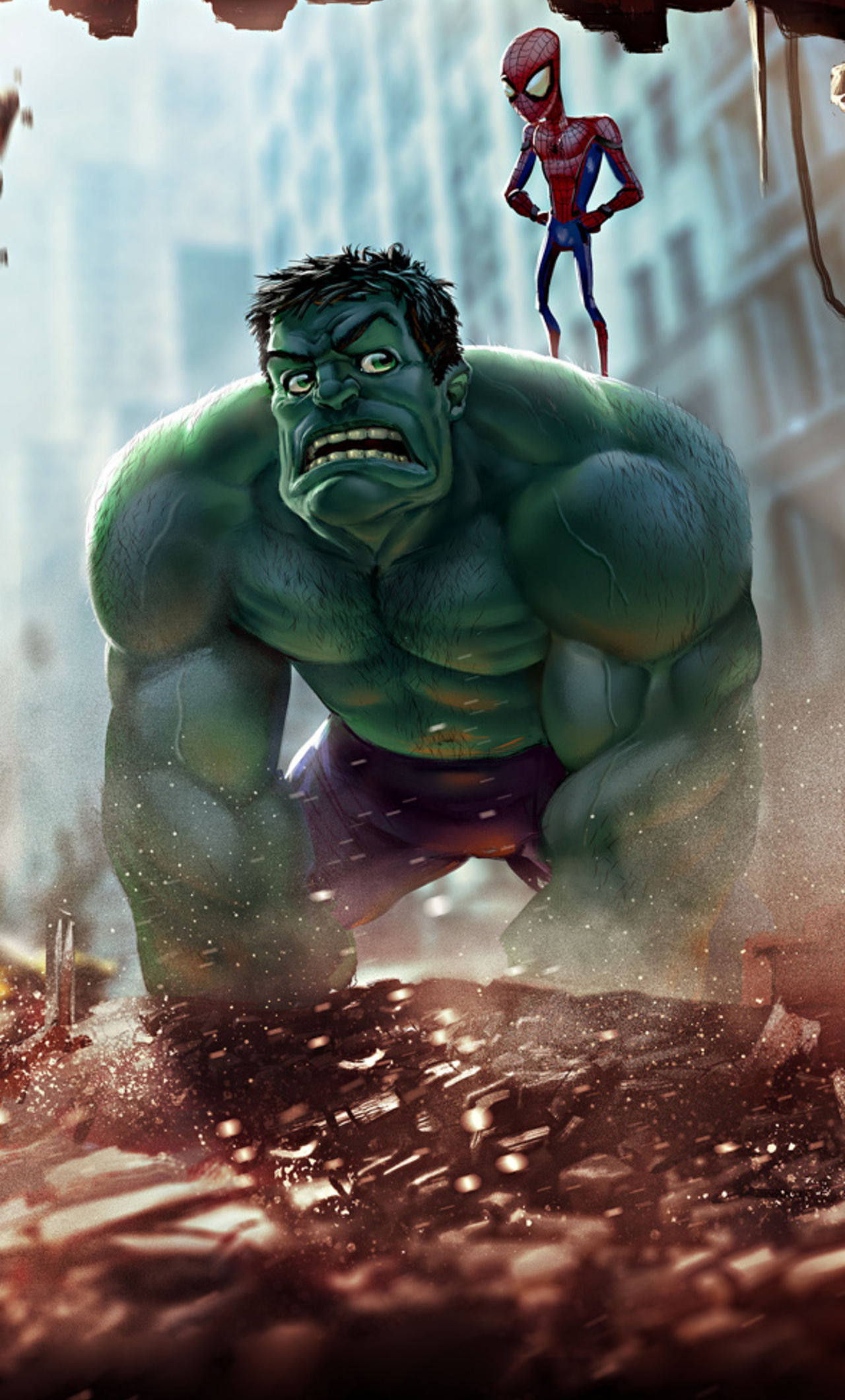 1280x2120 Hulk And Spider Man iPhone 6+ HD 4k Wallpapers, Images,  Backgrounds, Photos and Pictures