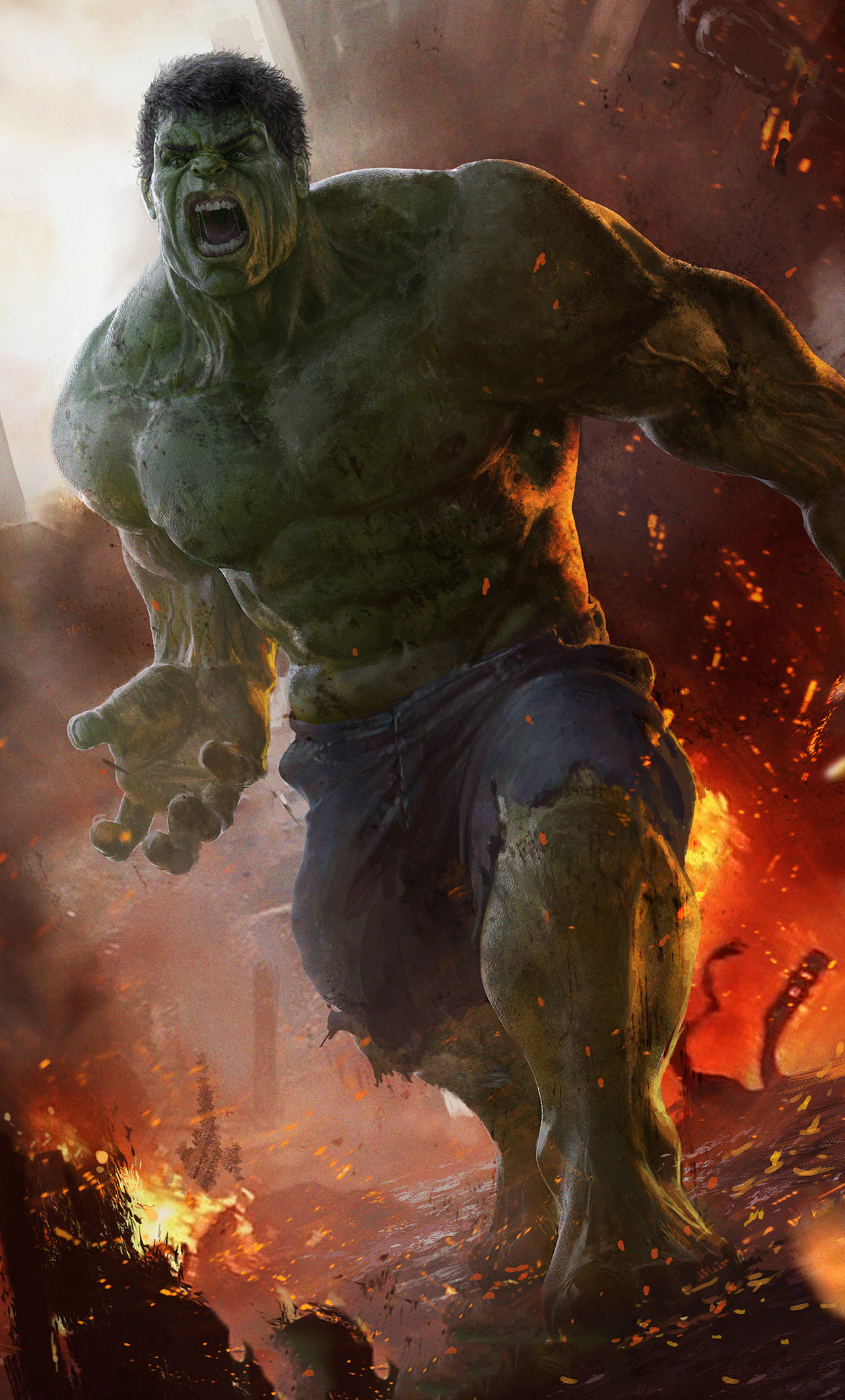 1280x2120 Hulk Doing Destruction Artwork iPhone 6+ ,HD 4k Wallpapers ...