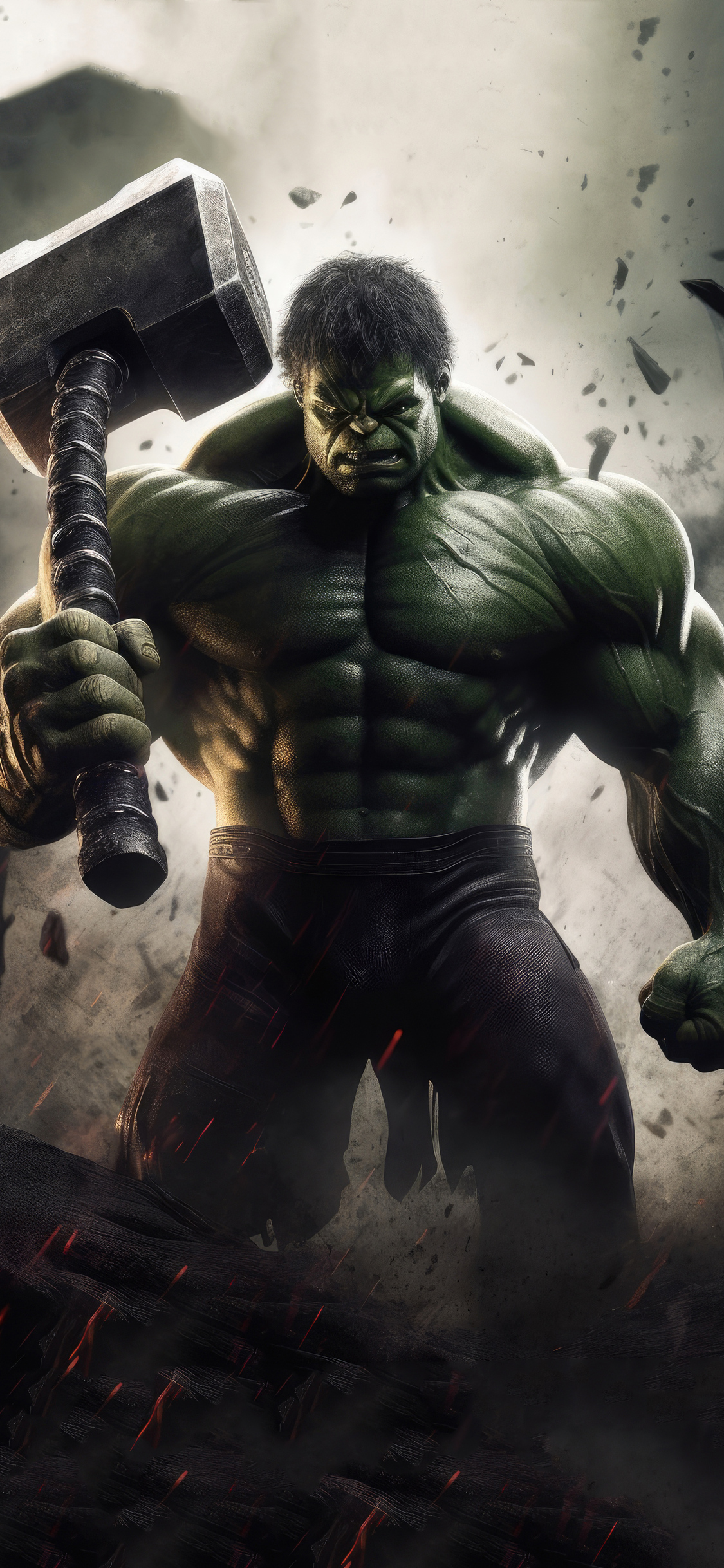 Hulk Cartoon Art Live Wallpaper - free download