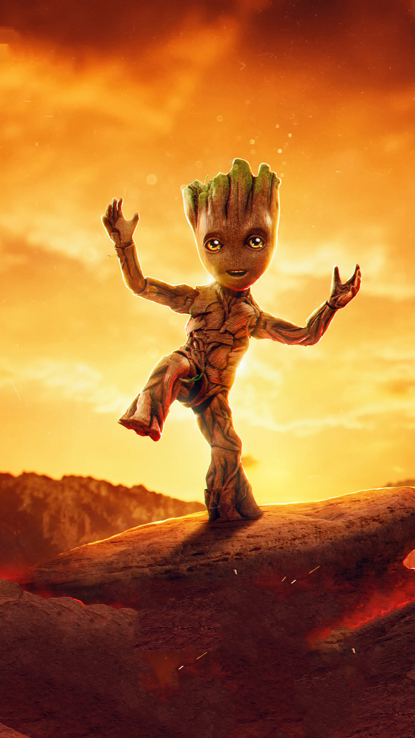 1440x2560 I Am Groot 4k 2023 Samsung Galaxy S6,S7 ,Google Pixel XL ...