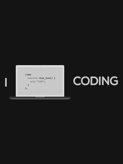 240x320 I Love Coding Nokia 230, Nokia 215, Samsung Xcover 550, LG G350 ...