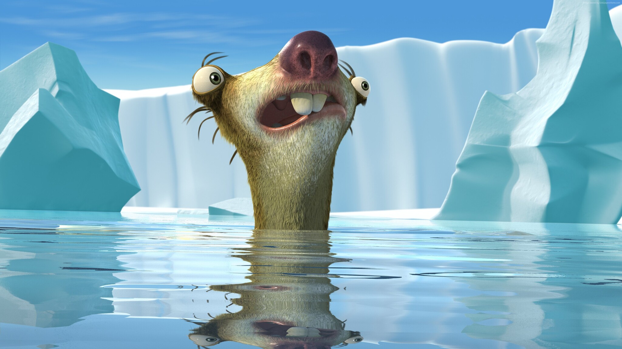 Ice Age 5 Sid In 2048x1152 Resolution. 