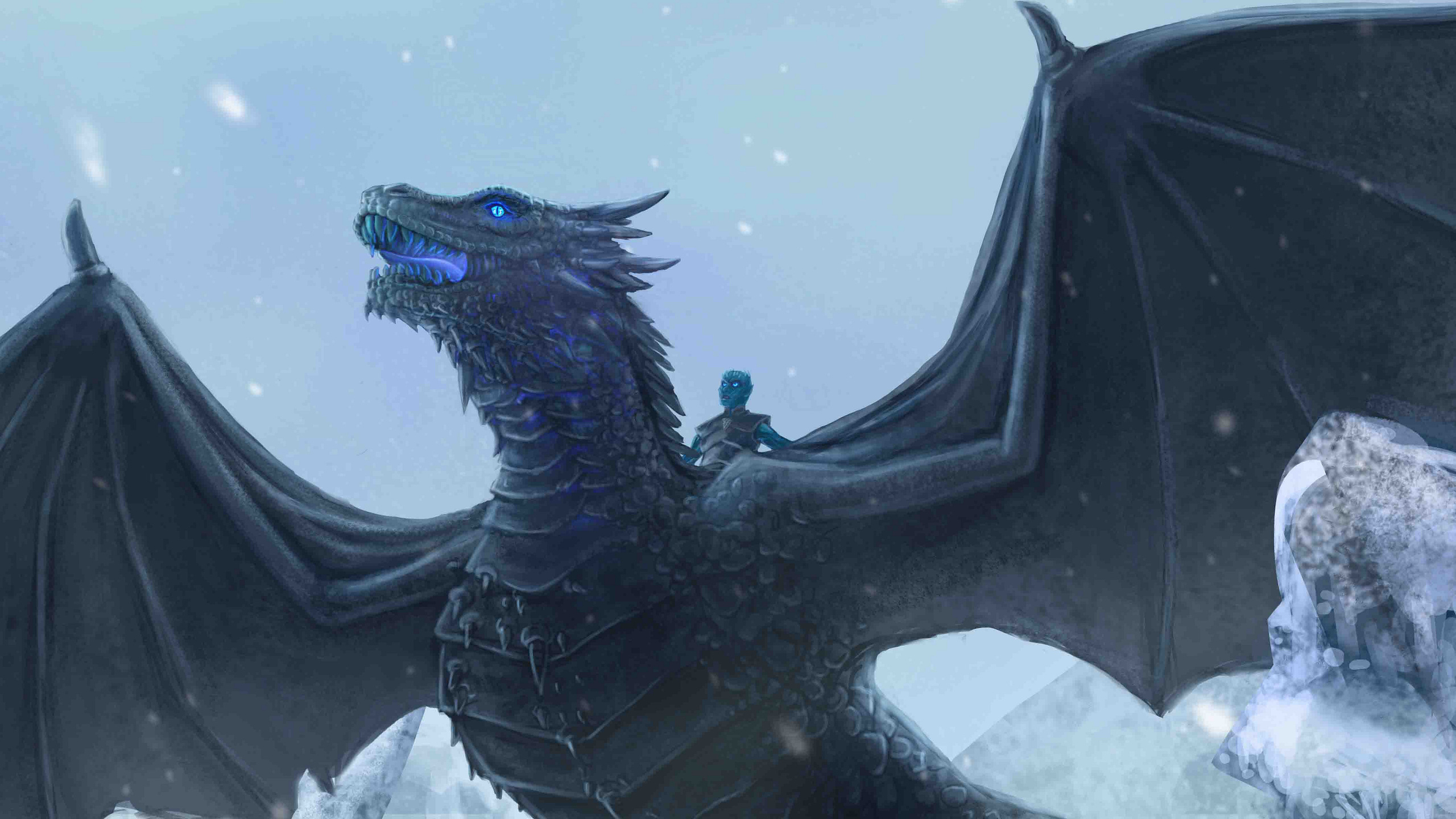 2560x1440 Ice Dragon Game Of Thrones 4k 1440P Resolution HD 4k