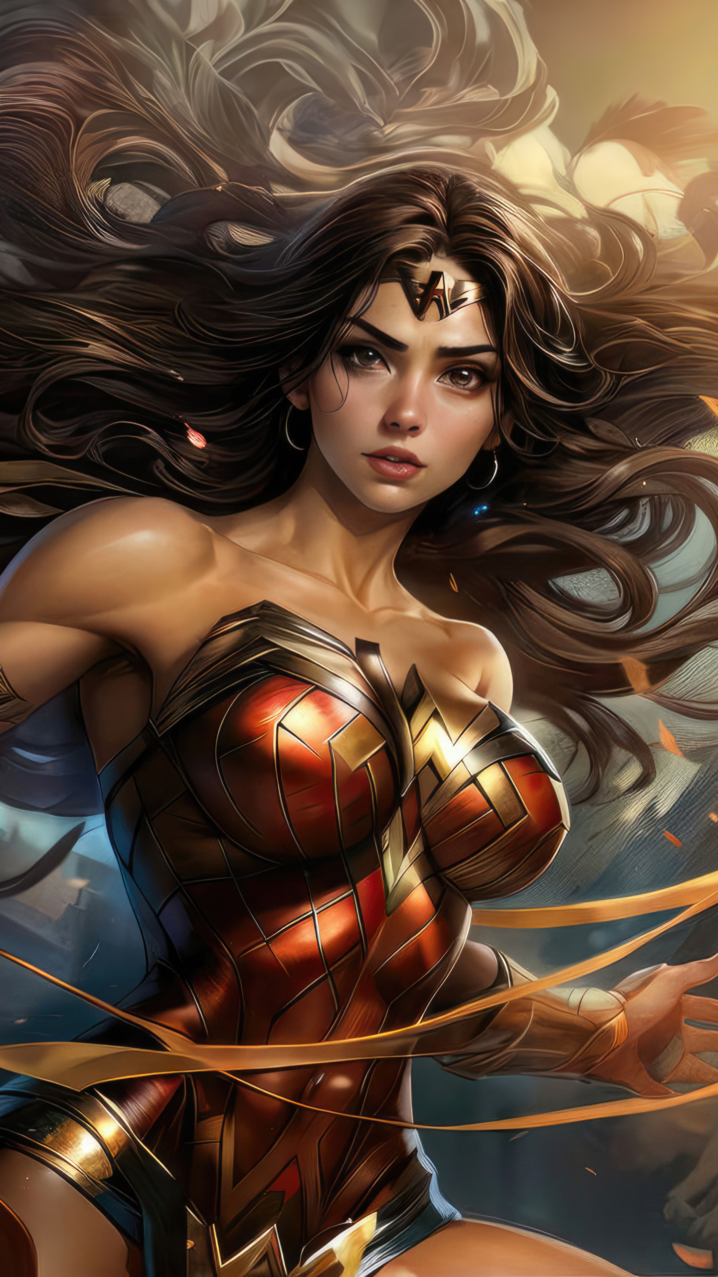 1440x2560 Iconic Wonder Woman Artwork Samsung Galaxy S6,S7 ,Google ...