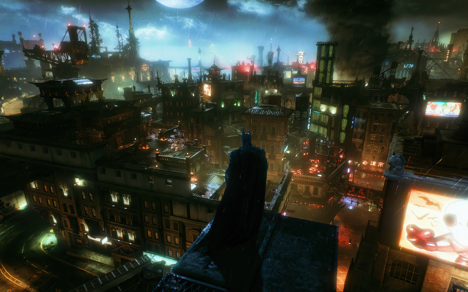 1920x1200 In Batman Arkham Knight City 4k 1080P Resolution HD 4k ...