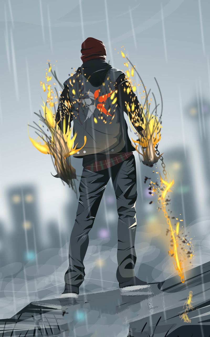 800x1280 Infamous Second Son Game 4k Nexus 7,Samsung Galaxy Tab 10,Note  Android Tablets HD 4k Wallpapers, Images, Backgrounds, Photos and Pictures