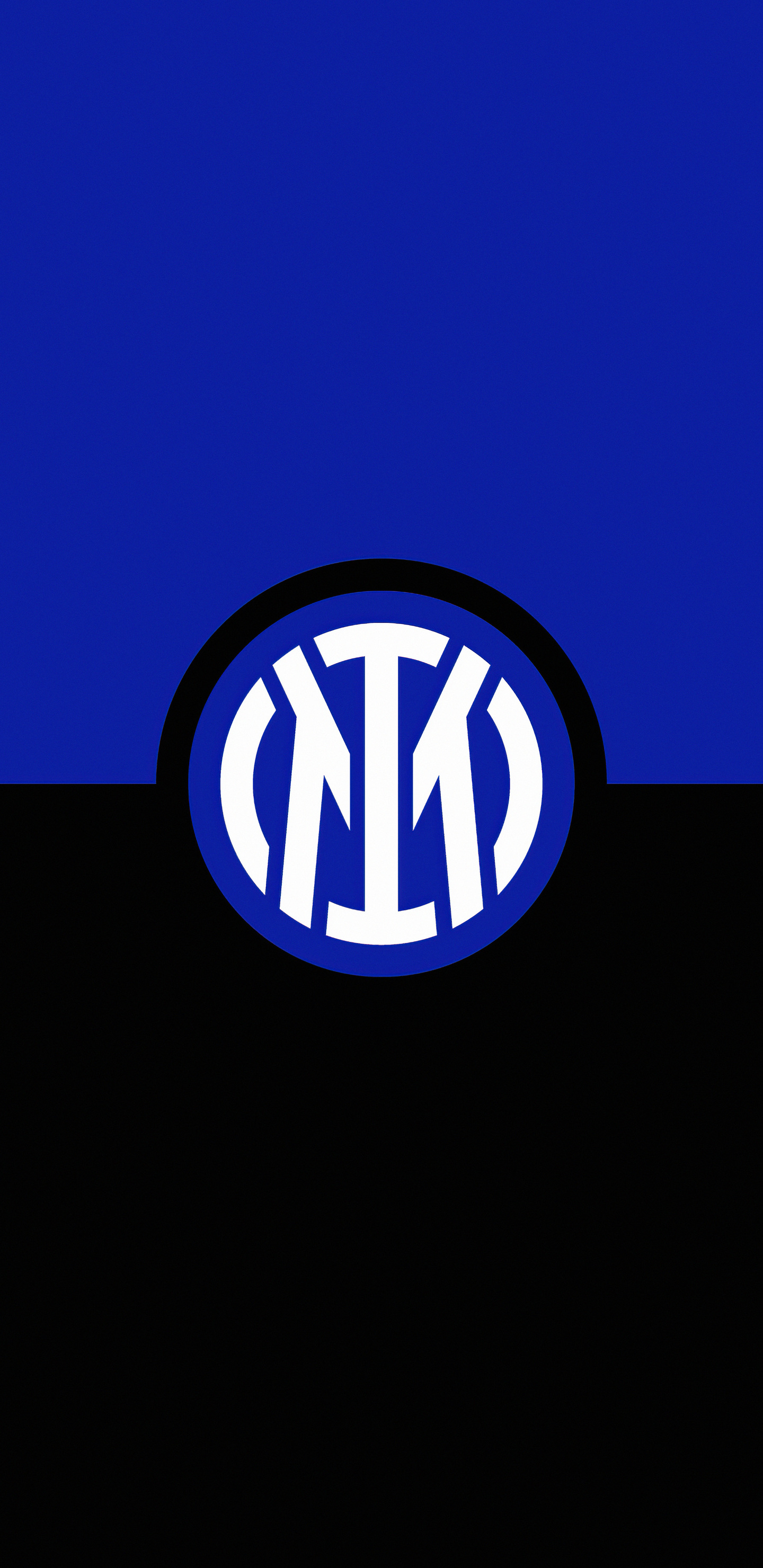 Inter Milan Logo Minimal 8k Wallpaper In 1440x2960 Resolution