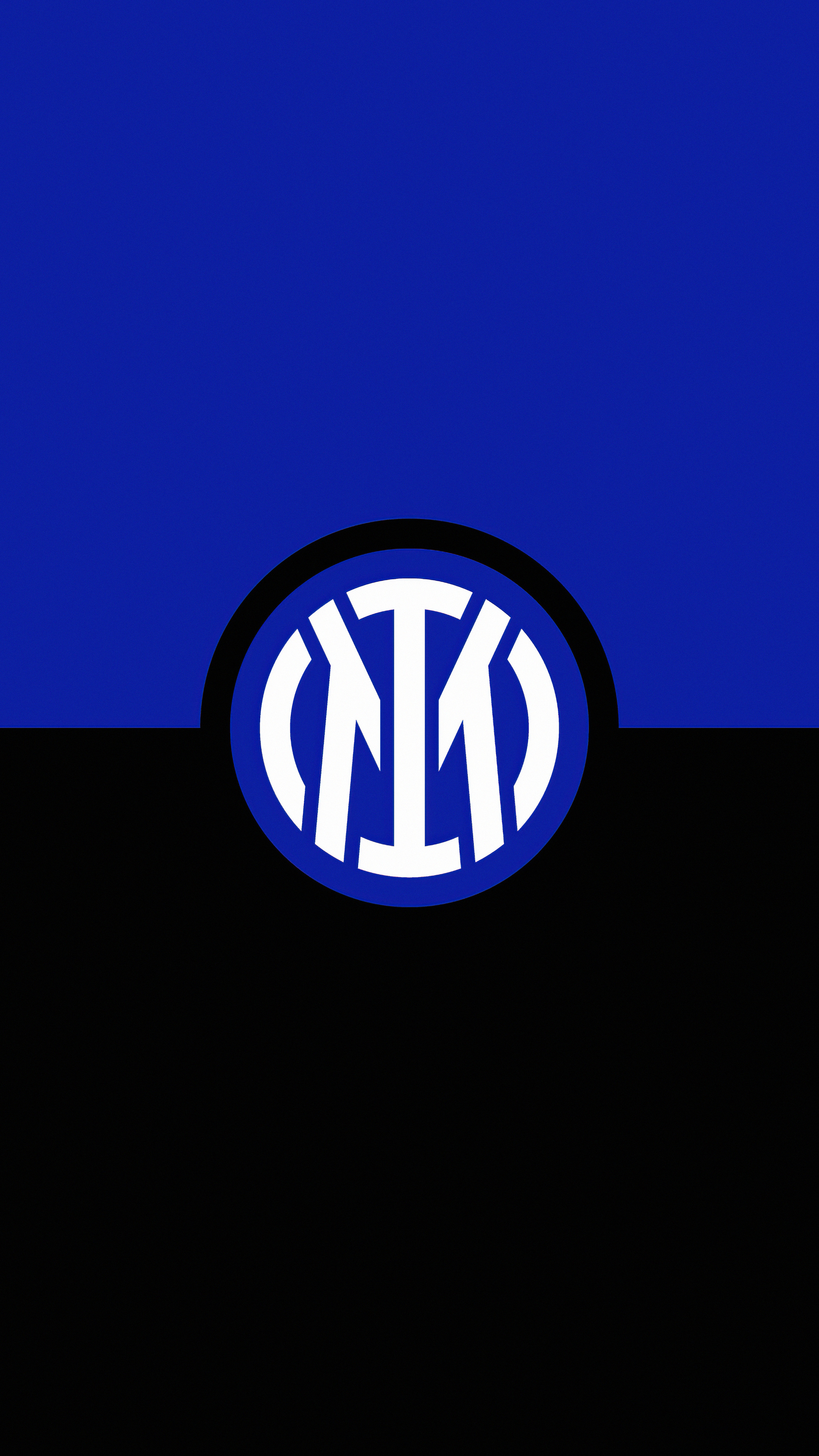 Inter Milan Logo Minimal 8k Wallpaper In 2160x3840 Resolution