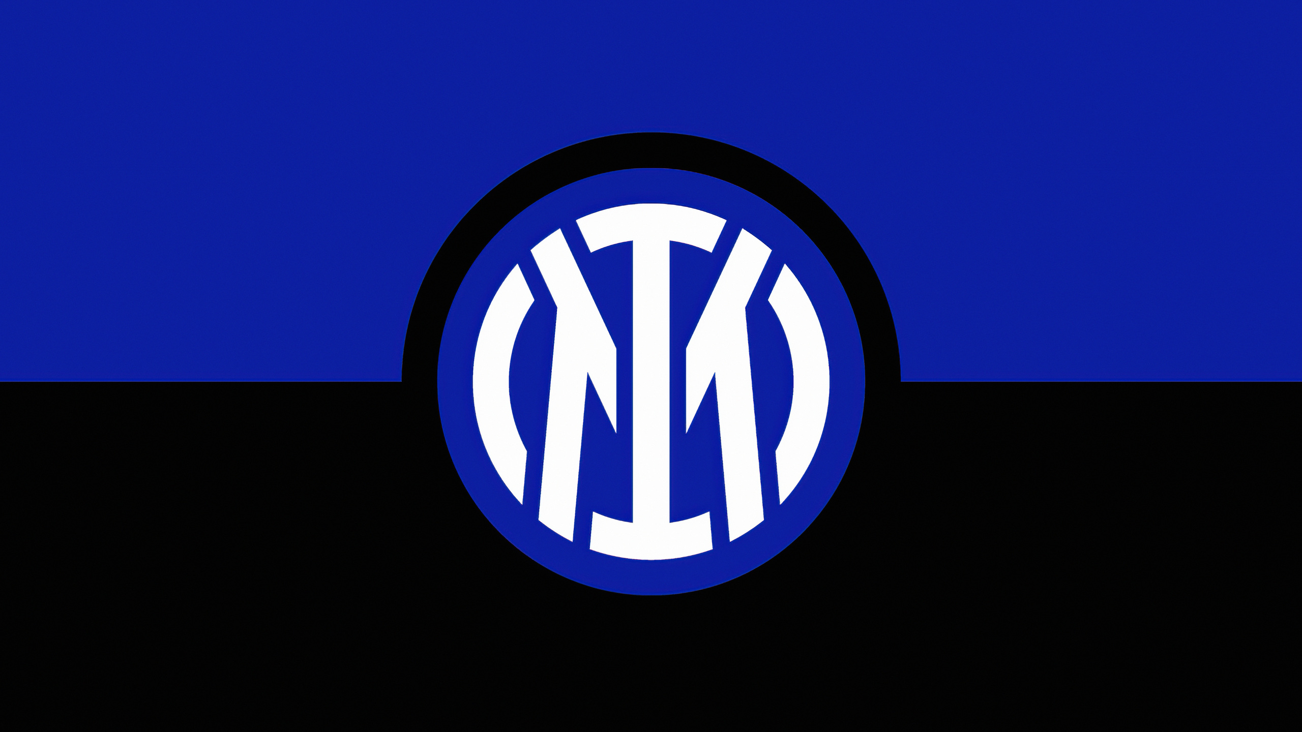 Inter Milan Logo Minimal 8k Wallpaper In 2560x1440 Resolution