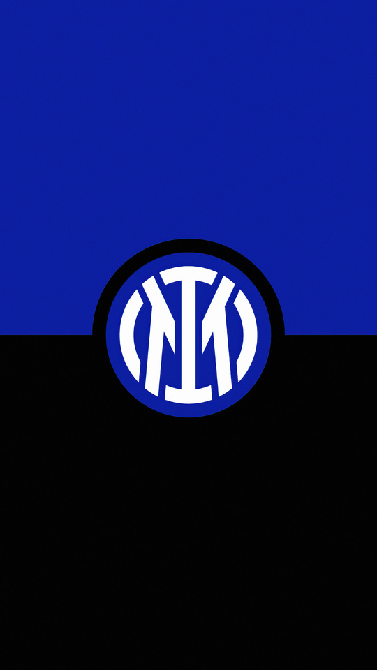 Inter Milan Logo Minimal 8k Wallpaper In 540x960 Resolution