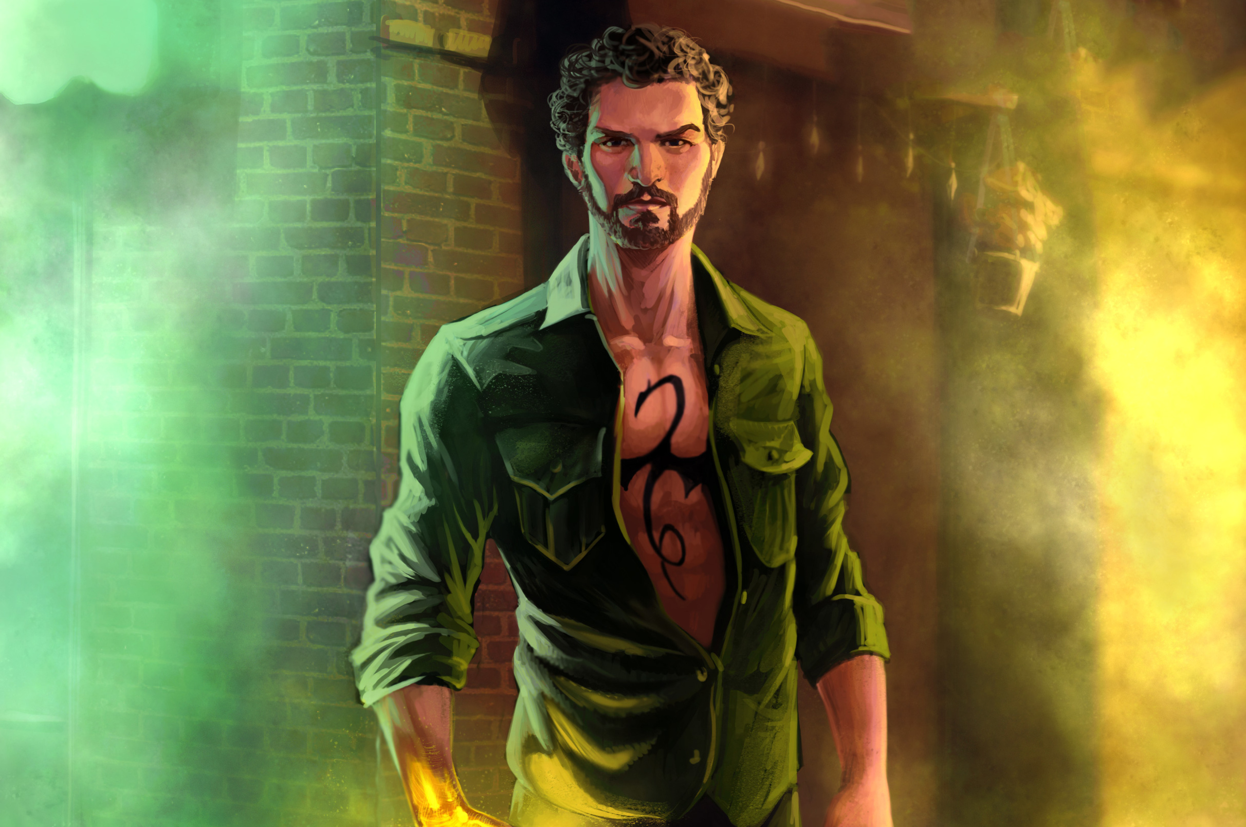 2560x1700 Iron Fist In The Defenders Artwork Chromebook Pixel HD 4k