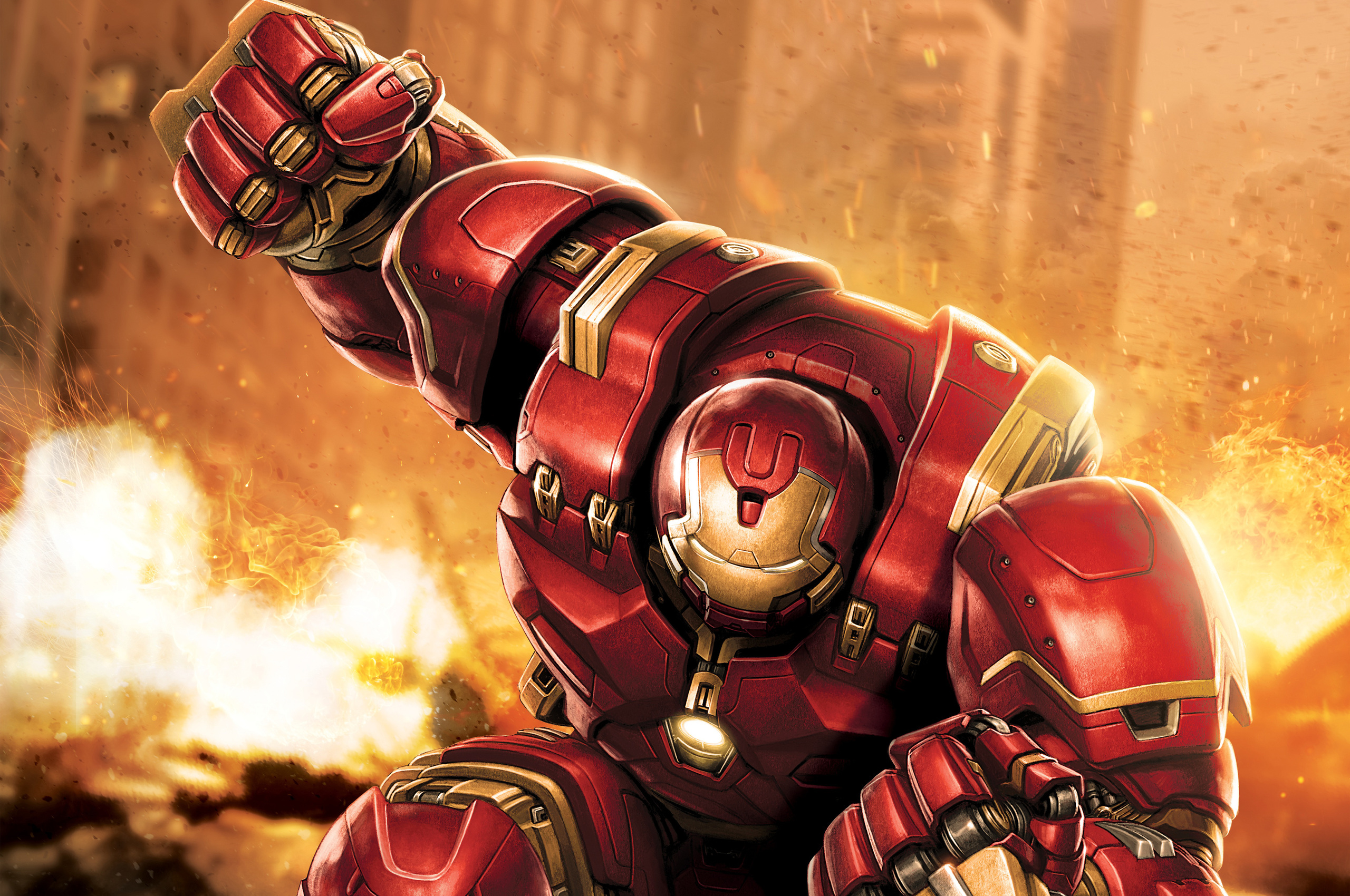 Iron Hulkbuster Artwork In 2560x1700 Resolution. iron-hulkbuster-artwork-po...