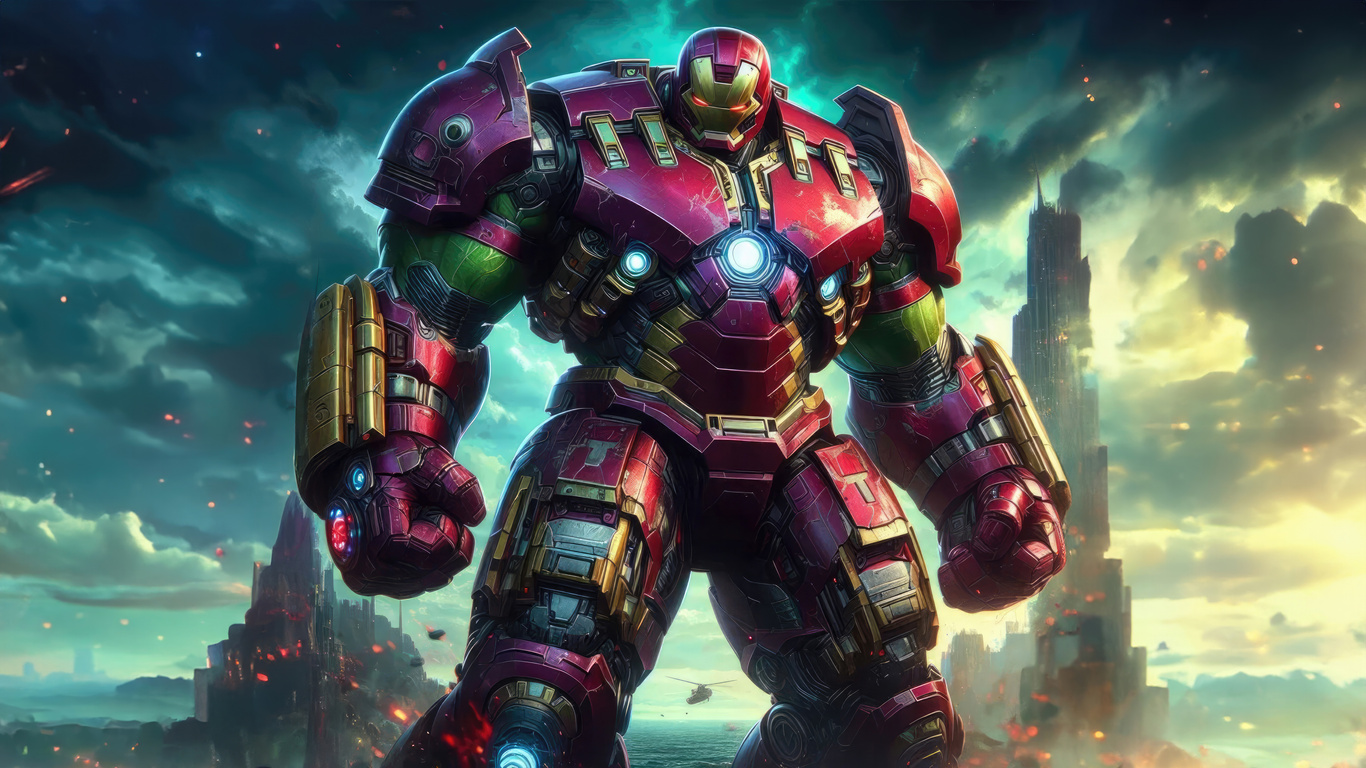 1366x768 Iron Hulkbuster Power Laptop HD ,HD 4k Wallpapers,Images ...