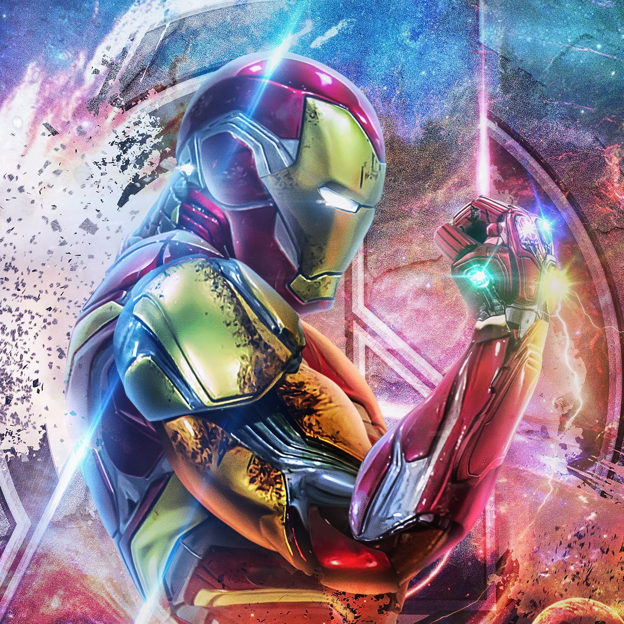 2048x2048 Iron Man 4k Avengers Endgame Ipad Air HD 4k Wallpapers, Images,  Backgrounds, Photos and Pictures
