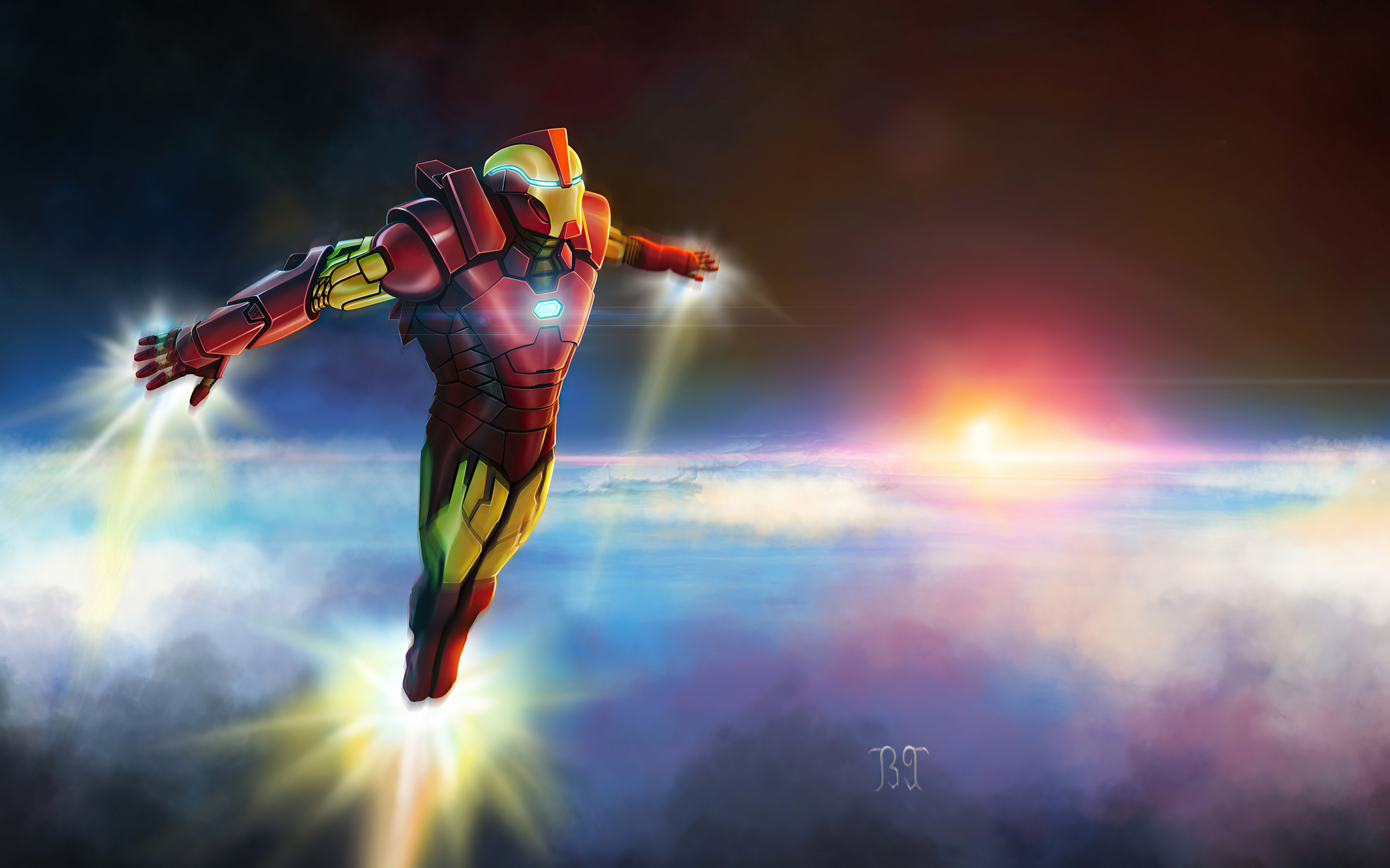 3840x2400 Iron Man Above Earth 4k HD 4k Wallpapers, Images, Backgrounds,  Photos and Pictures