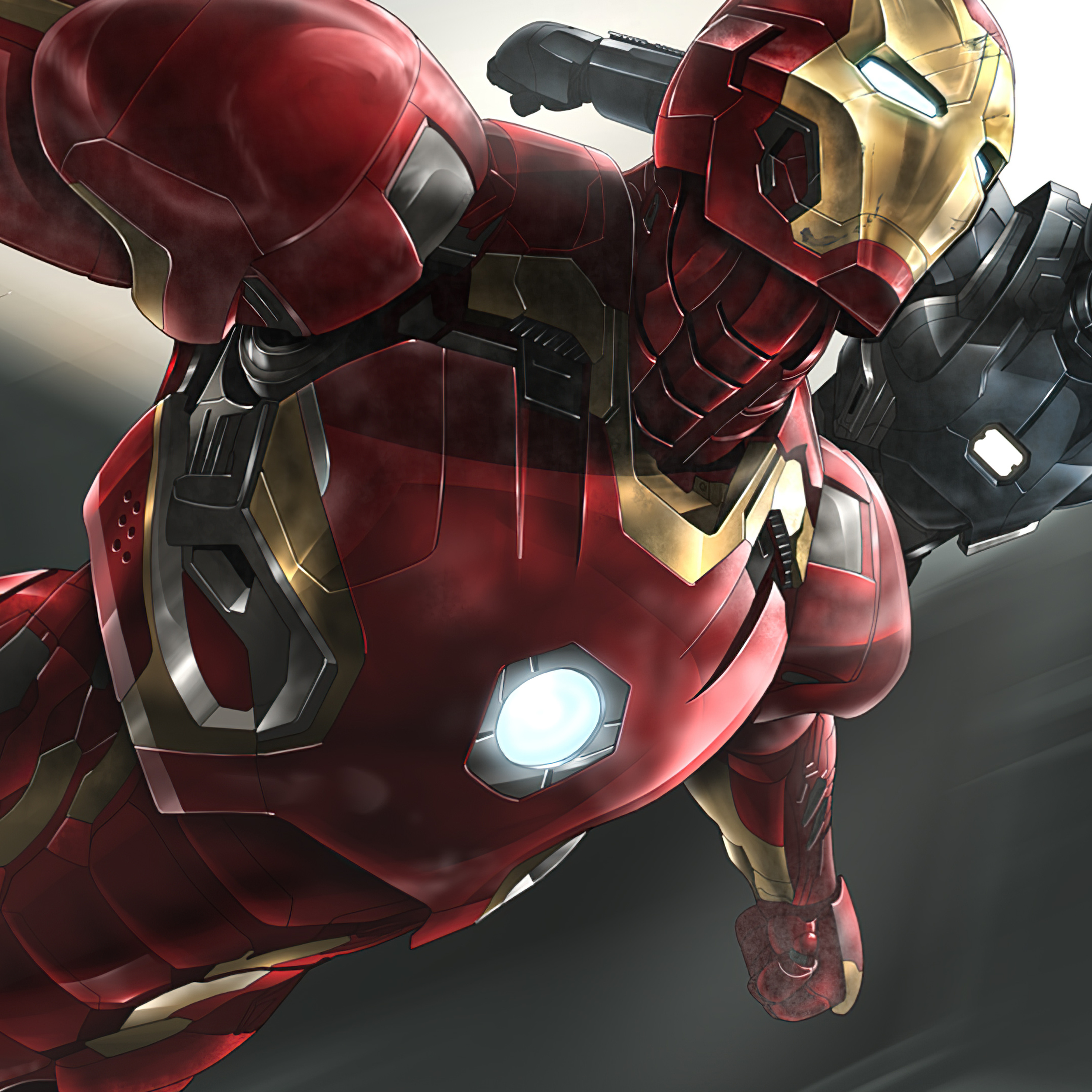 2932x2932 Iron Man And War Machine 4k 2020 Ipad Pro Retina Display ,HD ...