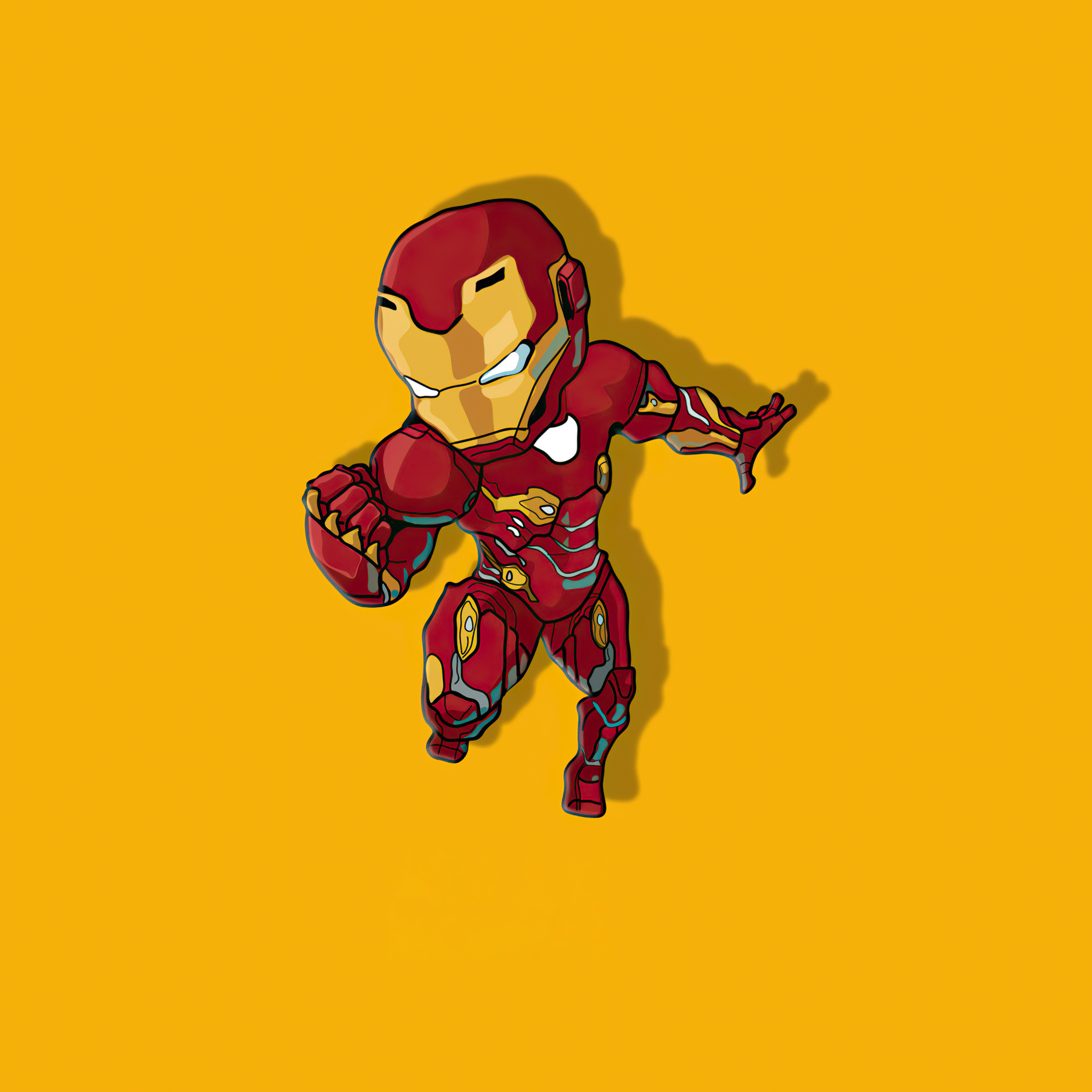 2048x2048 Iron Man Chibbi Minimal 4k Ipad Air HD 4k Wallpapers, Images,  Backgrounds, Photos and Pictures