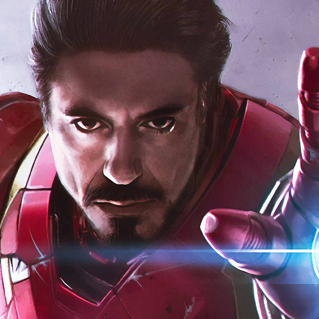 1024x1024 Iron Man Endgame Art 1024x1024 Resolution HD 4k Wallpapers ...