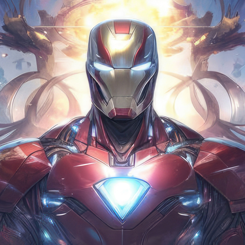 1024x1024 Iron Man Fan Made Artwork 1024x1024 Resolution HD 4k ...