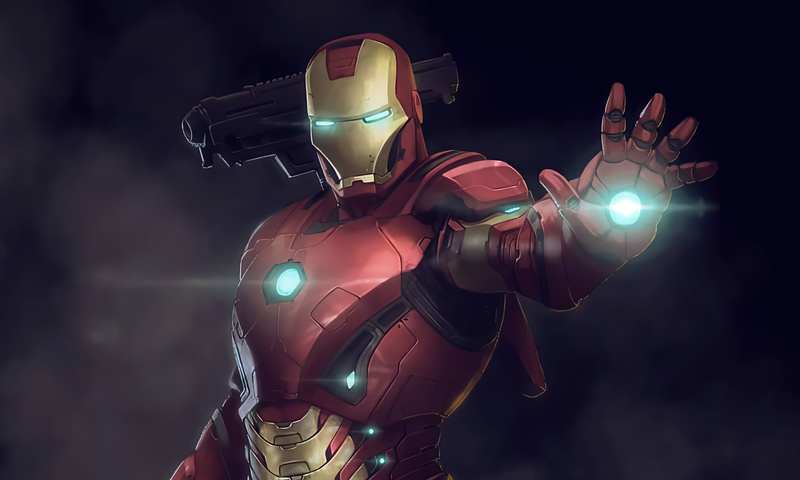 800x480 Iron Man Fire Blaster 4k 800x480 Resolution HD 4k Wallpapers ...