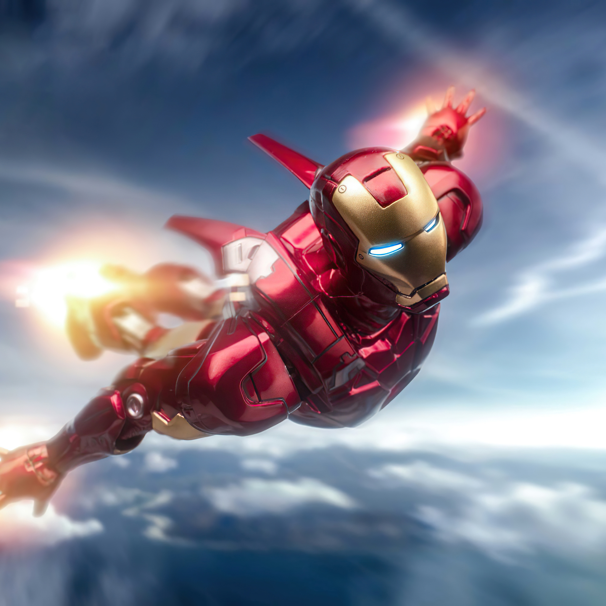 2048x2048 Iron Man Flying 5k Ipad Air HD 4k Wallpapers, Images,  Backgrounds, Photos and Pictures