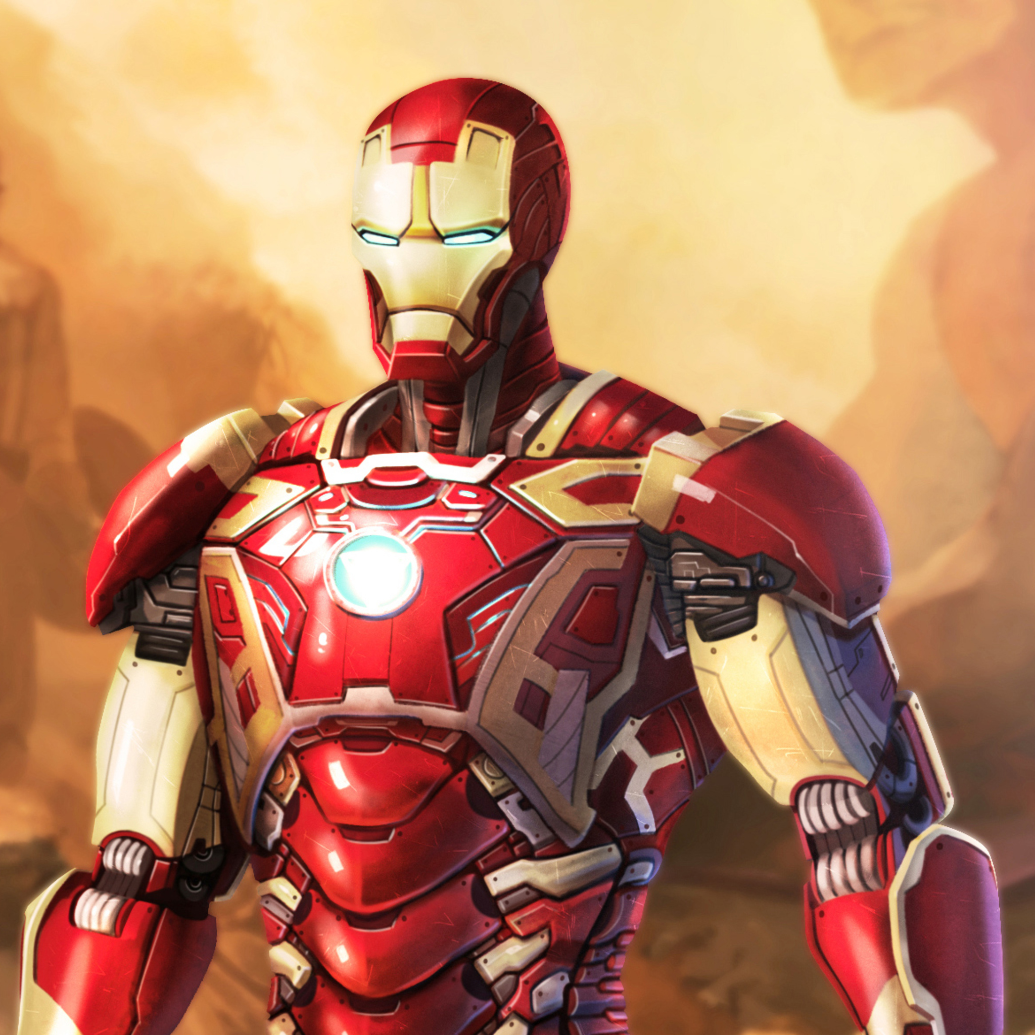2048x2048 Iron Man Hd Art Ipad Air HD 4k Wallpapers, Images, Backgrounds,  Photos and Pictures