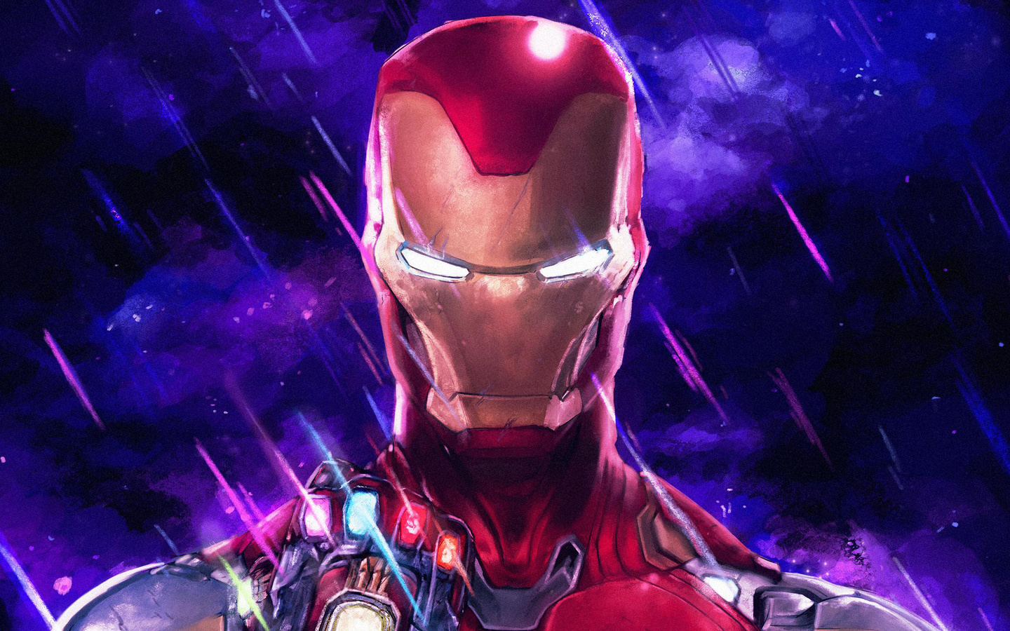 1440x900 Iron Man Infinity Stones Artwork Wallpaper,1440x900 Resolution ...