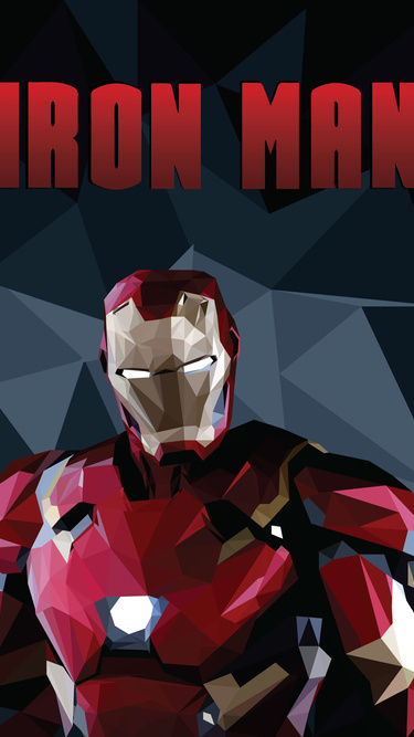 X Iron Man Low Poly Arts X Resolution Hd K Wallpapers Images Backgrounds Photos