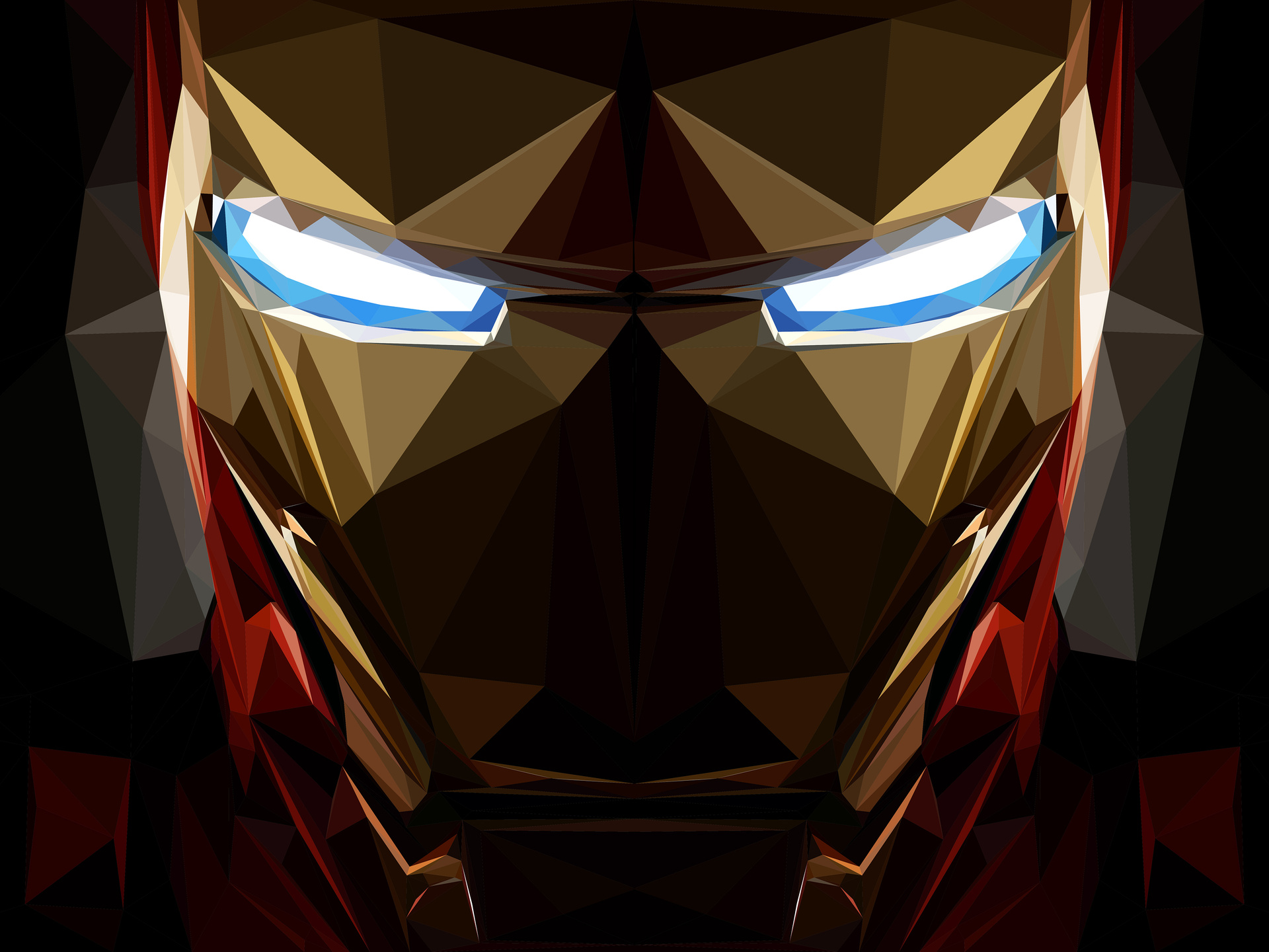 1920x1440 Iron Man Low Poly Artwork 1920x1440 Resolution Hd 4k 