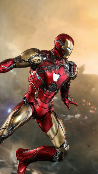 412x732 Iron Man Mark 4 Battle Damaged 412x732 Resolution HD 4k ...