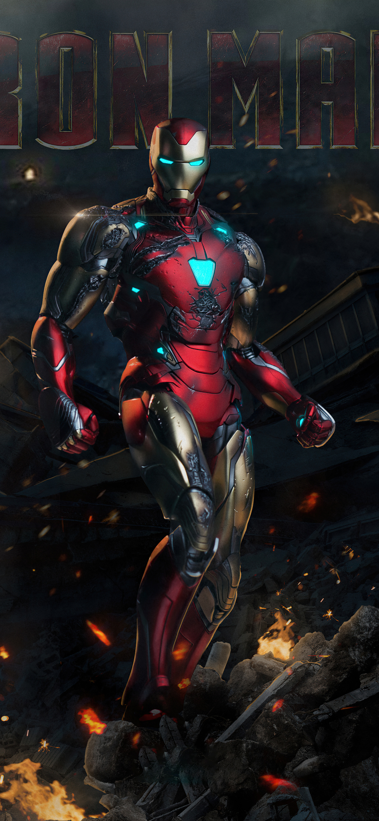 1242x2688 Iron Man Mark 85 Art 4k Iphone XS MAX HD 4k Wallpapers ...