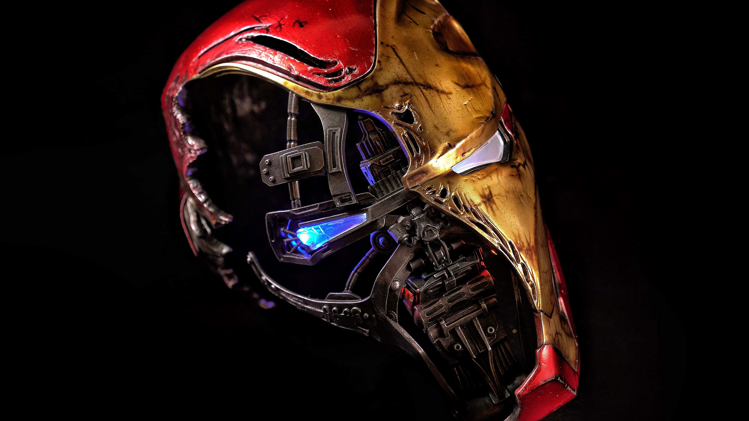 2560x1440 Iron Man Mask 5k 2019 1440P Resolution HD 4k ...
