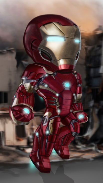 412x732 Iron Man Mini 4k 412x732 Resolution Hd 4k Wallpapers, Images 