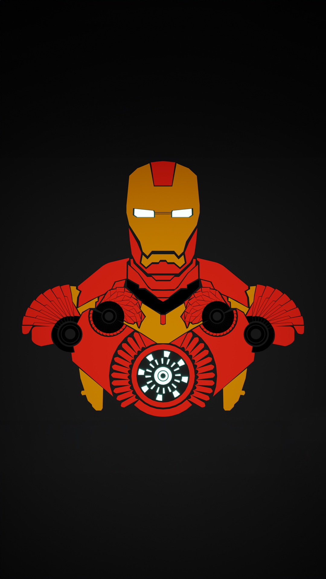 1080x1920 Iron Man Minimalist Arsenal Iphone 7,6s,6 Plus, Pixel xl ,One ...