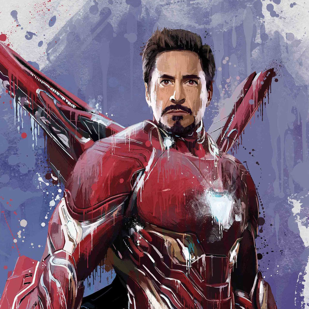 1024x1024 Iron Man New Suit For Avengers Infinity War Movie 1024x1024 ...