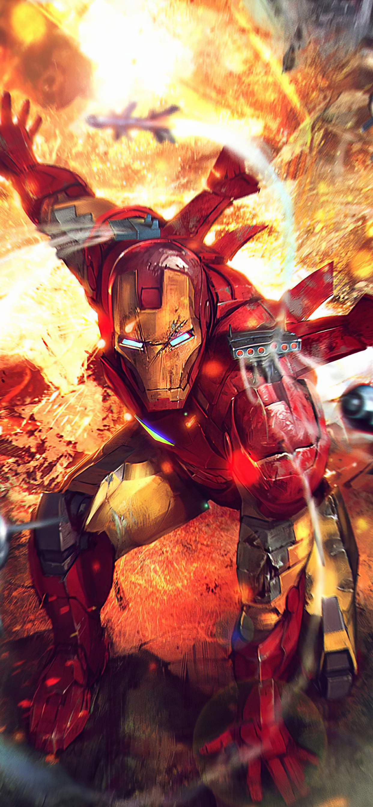 1242x2688 Iron Man On Duty Iphone XS MAX HD 4k Wallpapers, Images