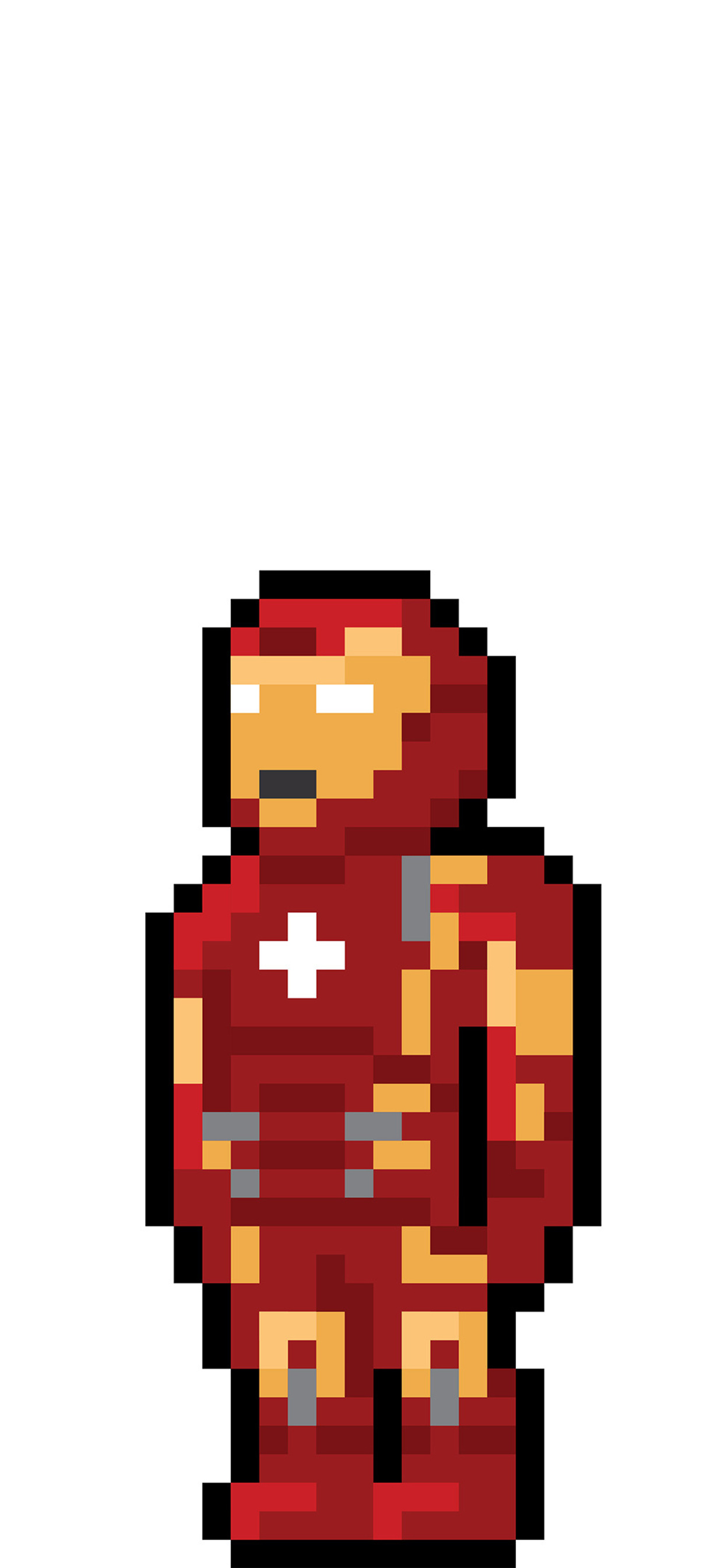 1242x2688 Iron Man Pixel Art Iphone XS MAX HD 4k Wallpapers, Images